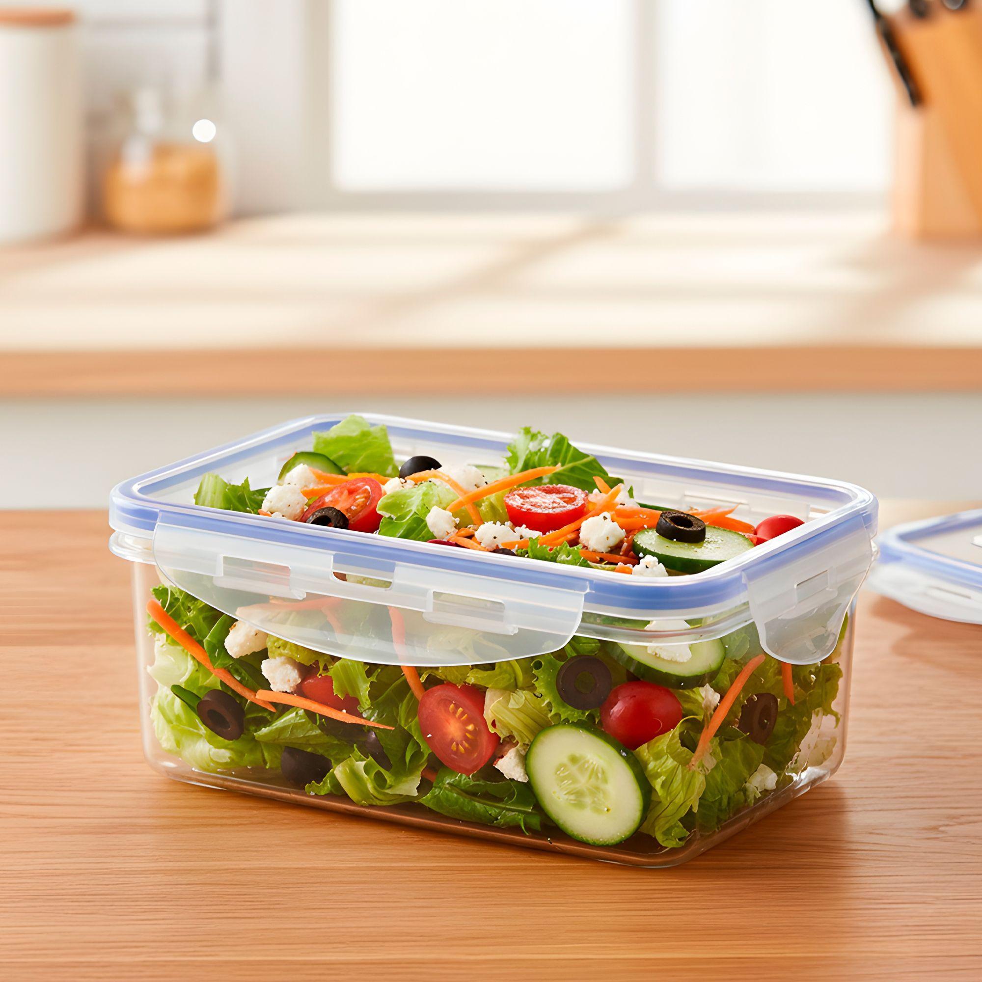 3 Taper Contenedor Hermético Plástico 1000ml Comida Almuerzo-8