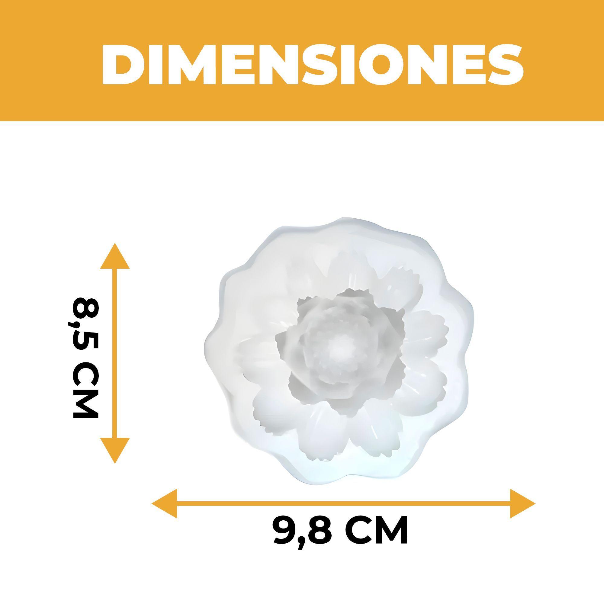 3 Moldes Silicona Flor De Loto Velas 9 X 8 5 Cm-1