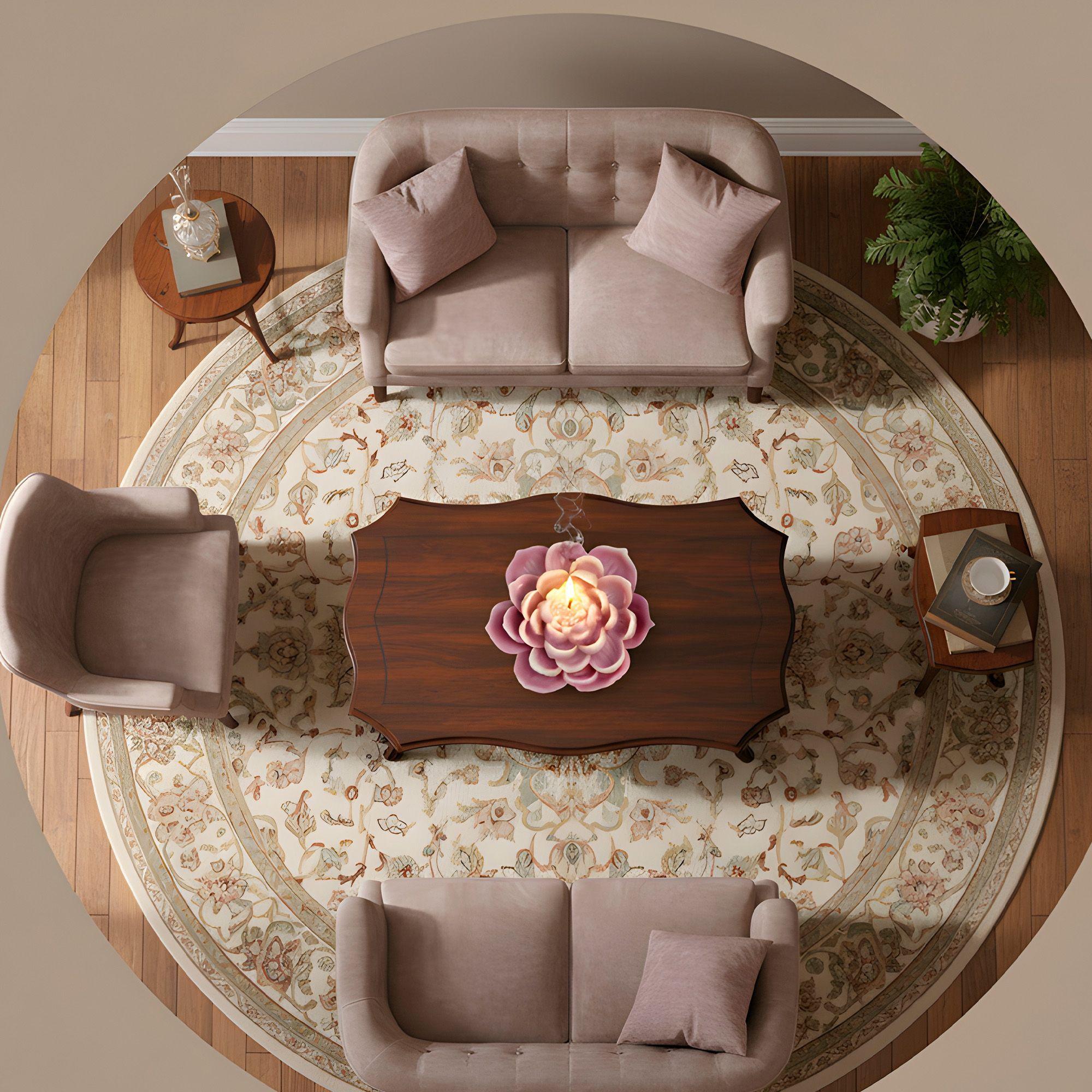 3 Moldes Silicona Flor De Loto Velas 9 X 8 5 Cm-8