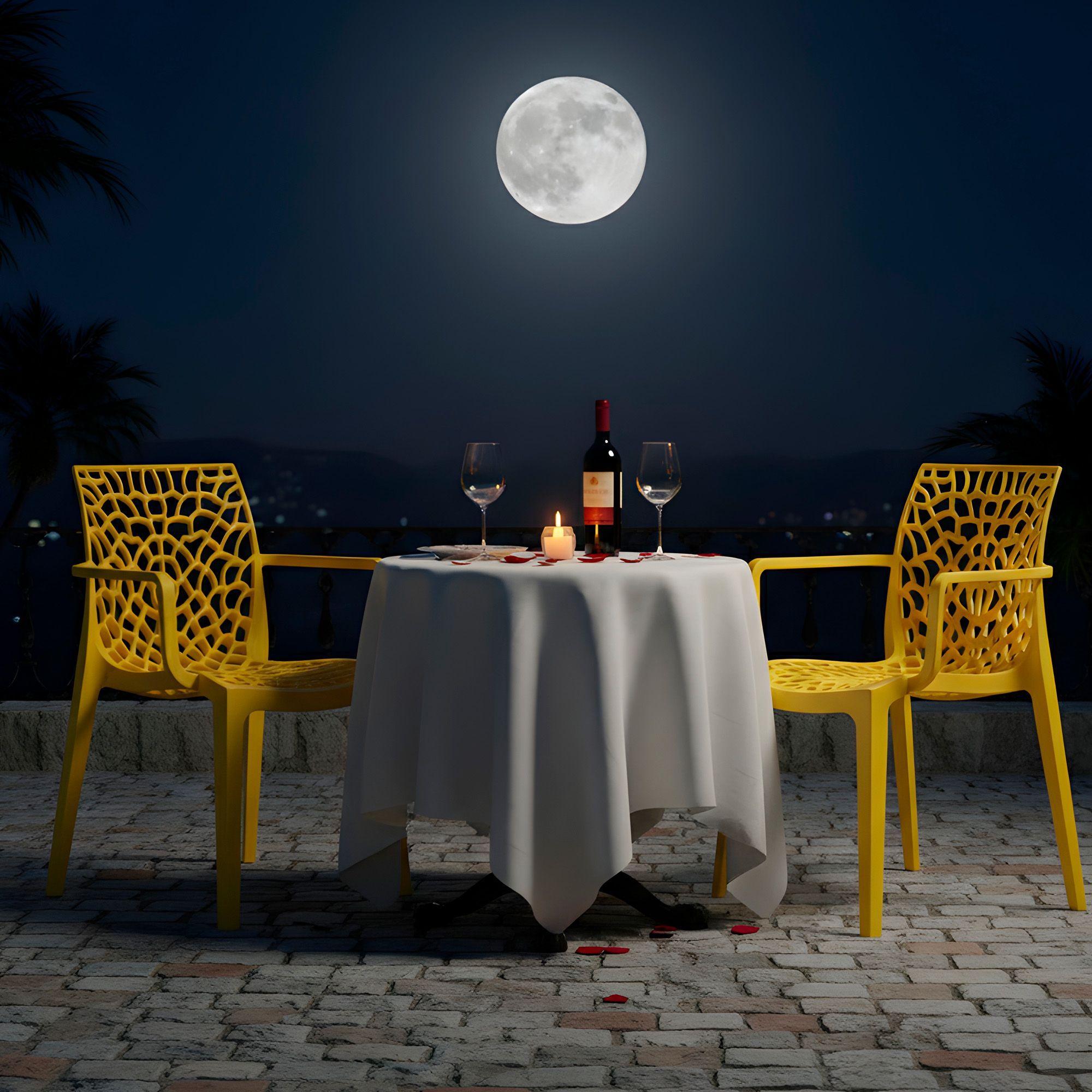 Sillas Comedor Terraza Exterior Resistente Lavables Colores 4u-9