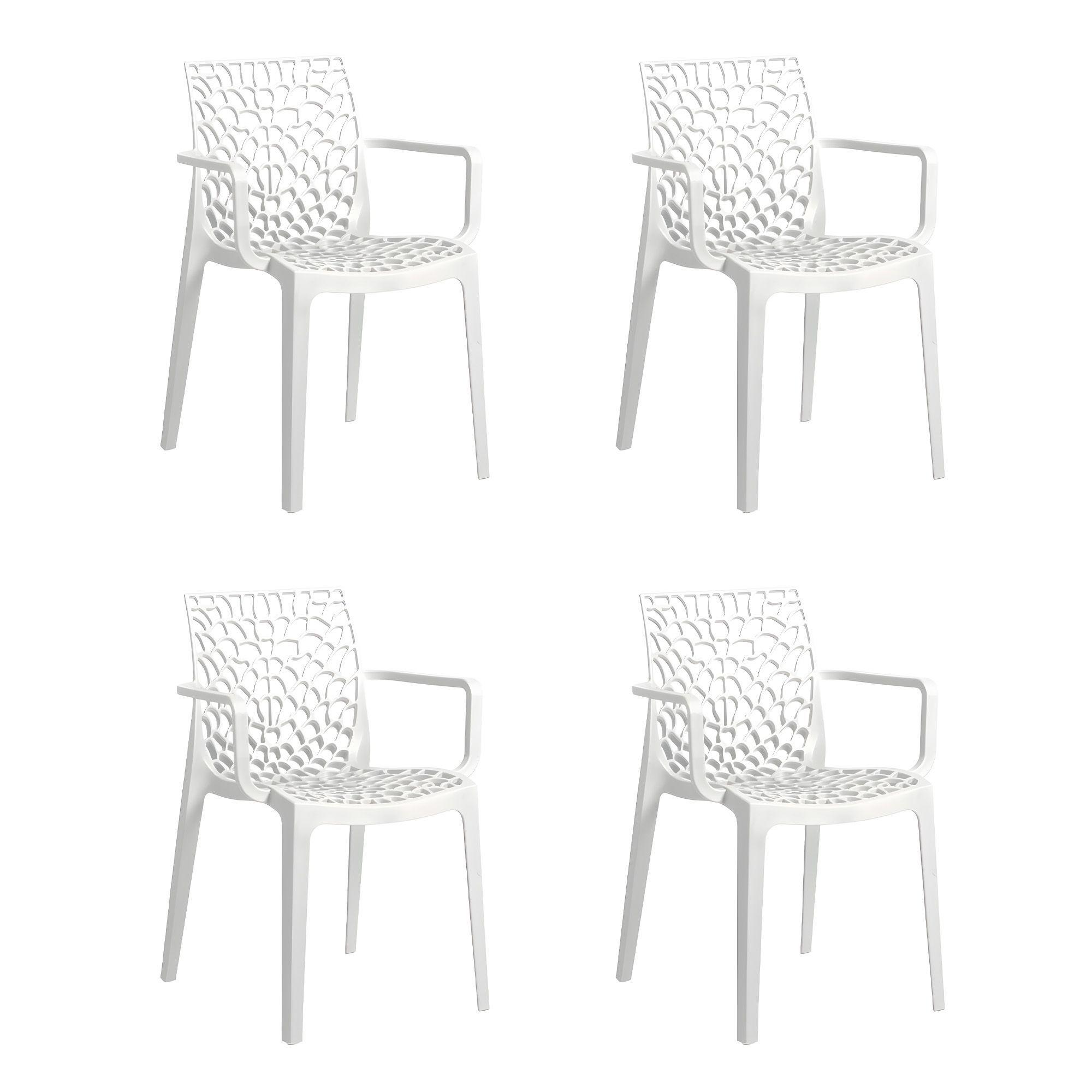 Sillas Comedor Terraza Exterior Resistente Lavables Colores 4u-0