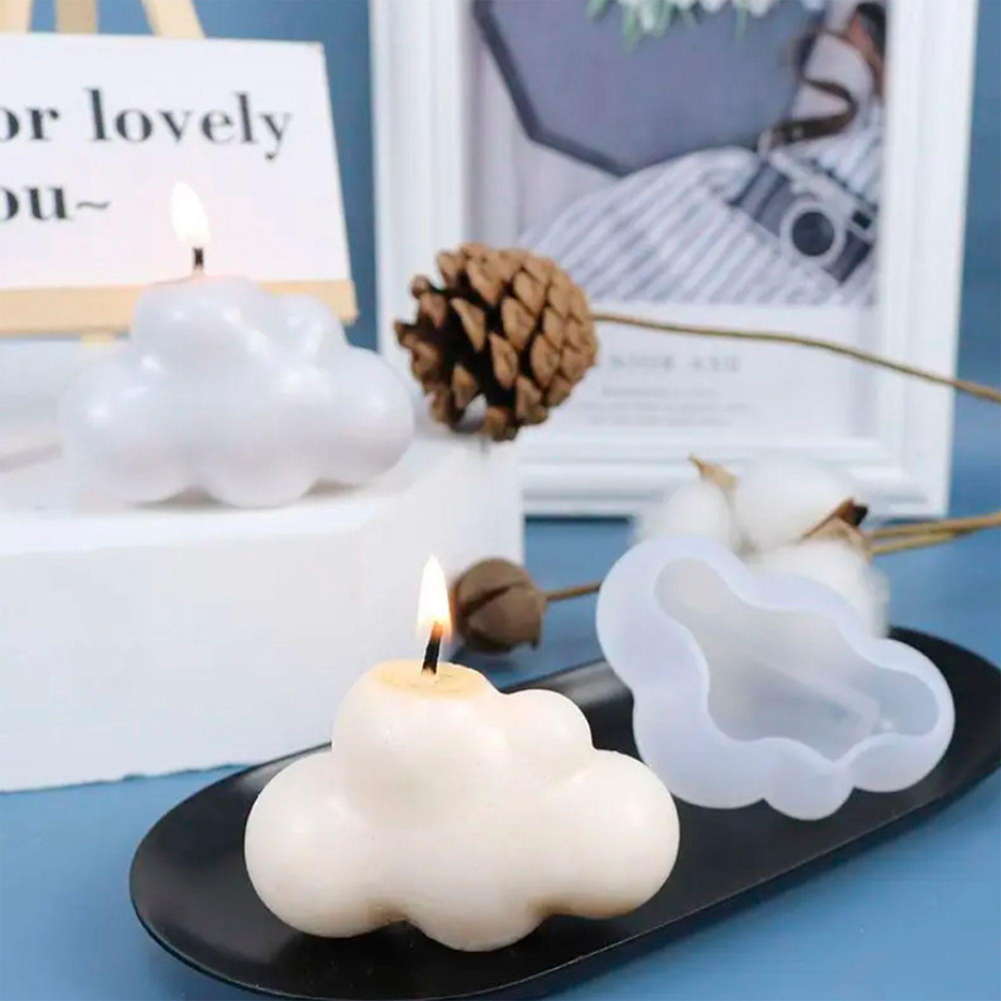 Moldes Silicona Epoxi Manualidades Velas Nube 3 Tama os-4