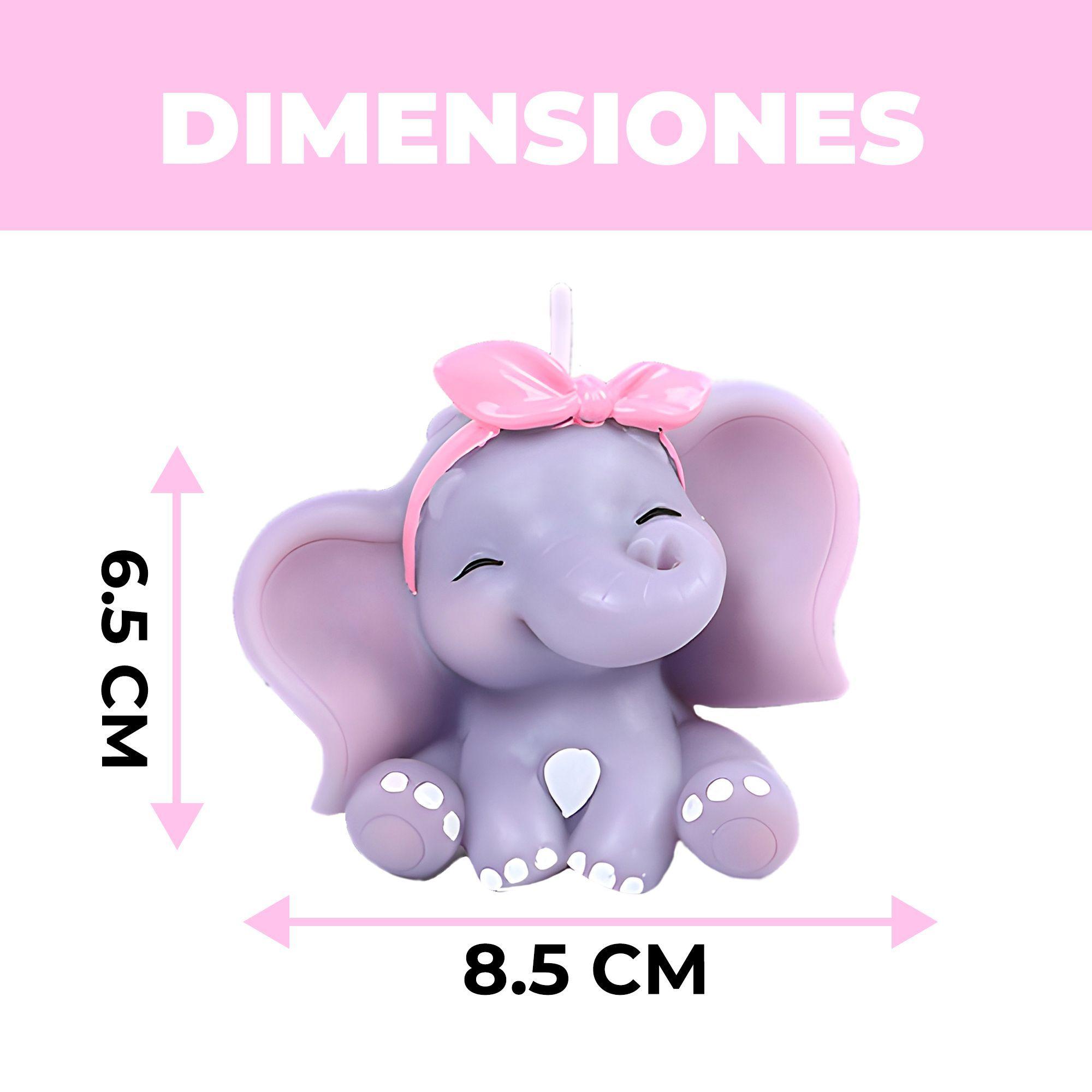 3 Moldes De Silicona Velas Peque a Elefanta 8 5 X 6 5 Cm-1