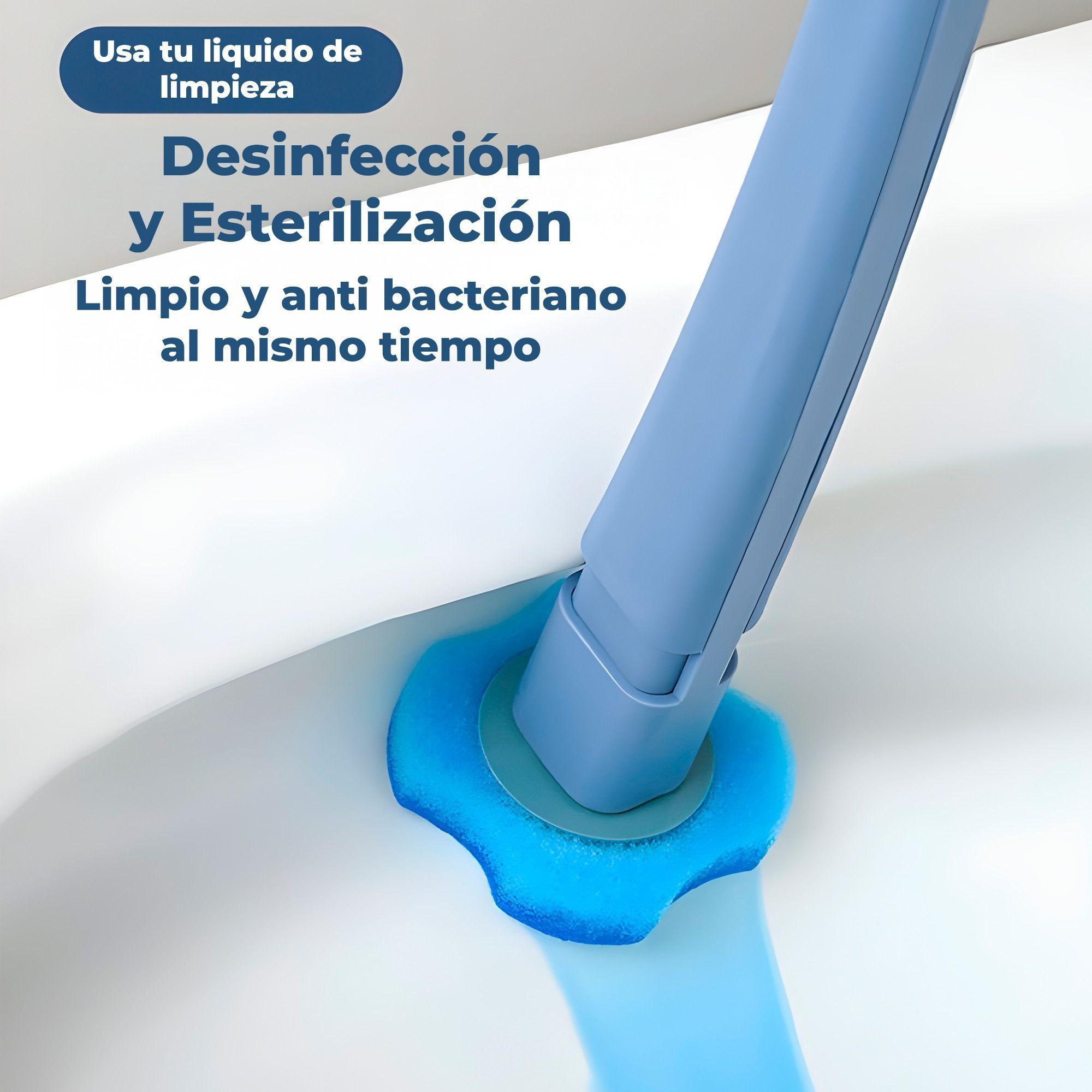 Cepillo Escobilla Wc Limpiador Baño Inodoro 16 Cargas-2