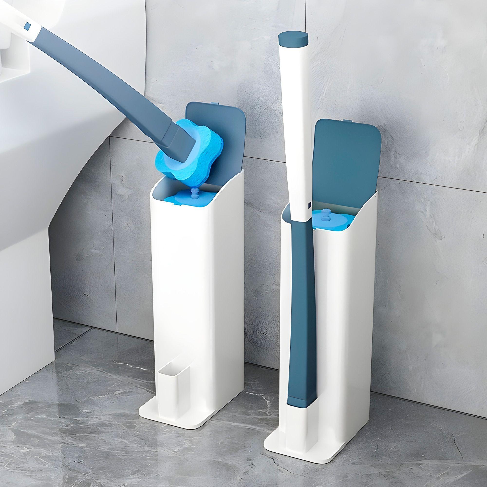 Cepillo Escobilla Wc Limpiador Baño Inodoro 16 Cargas-3