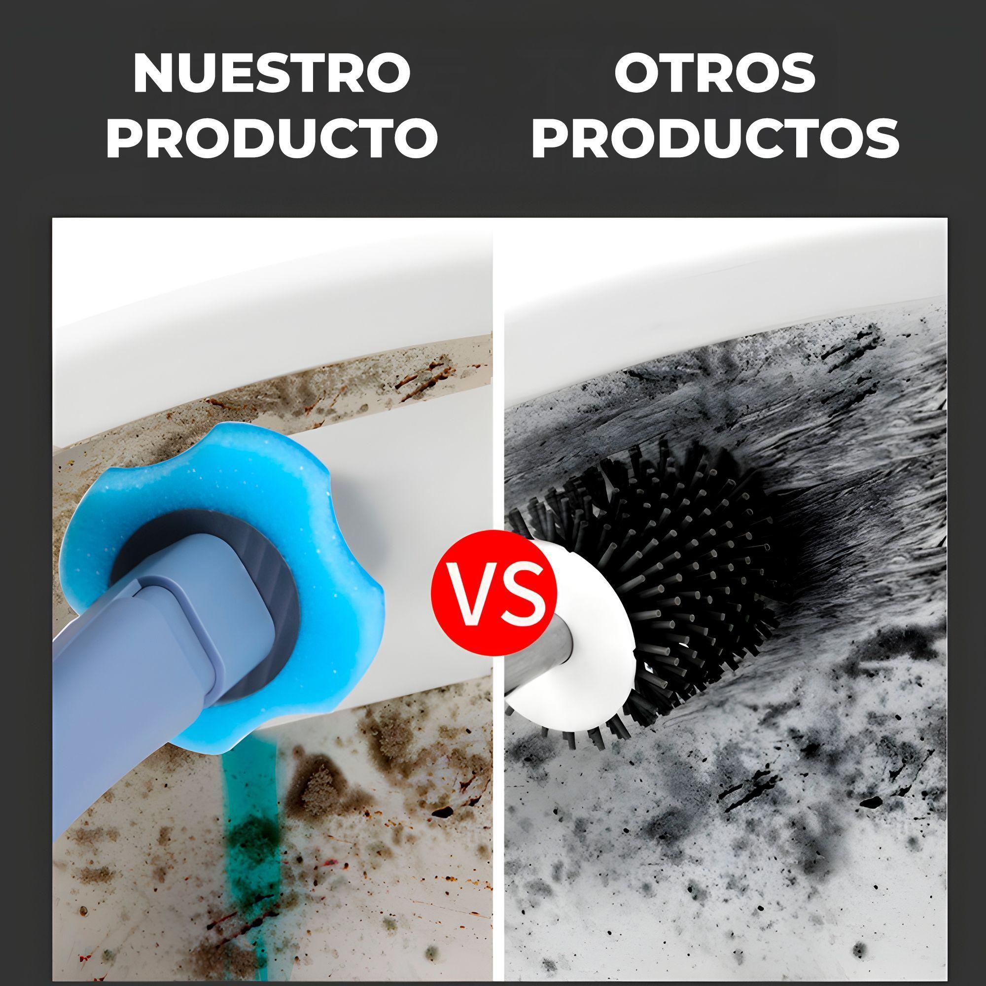 Cepillo Escobilla Wc Limpiador Baño Inodoro 16 Cargas-7