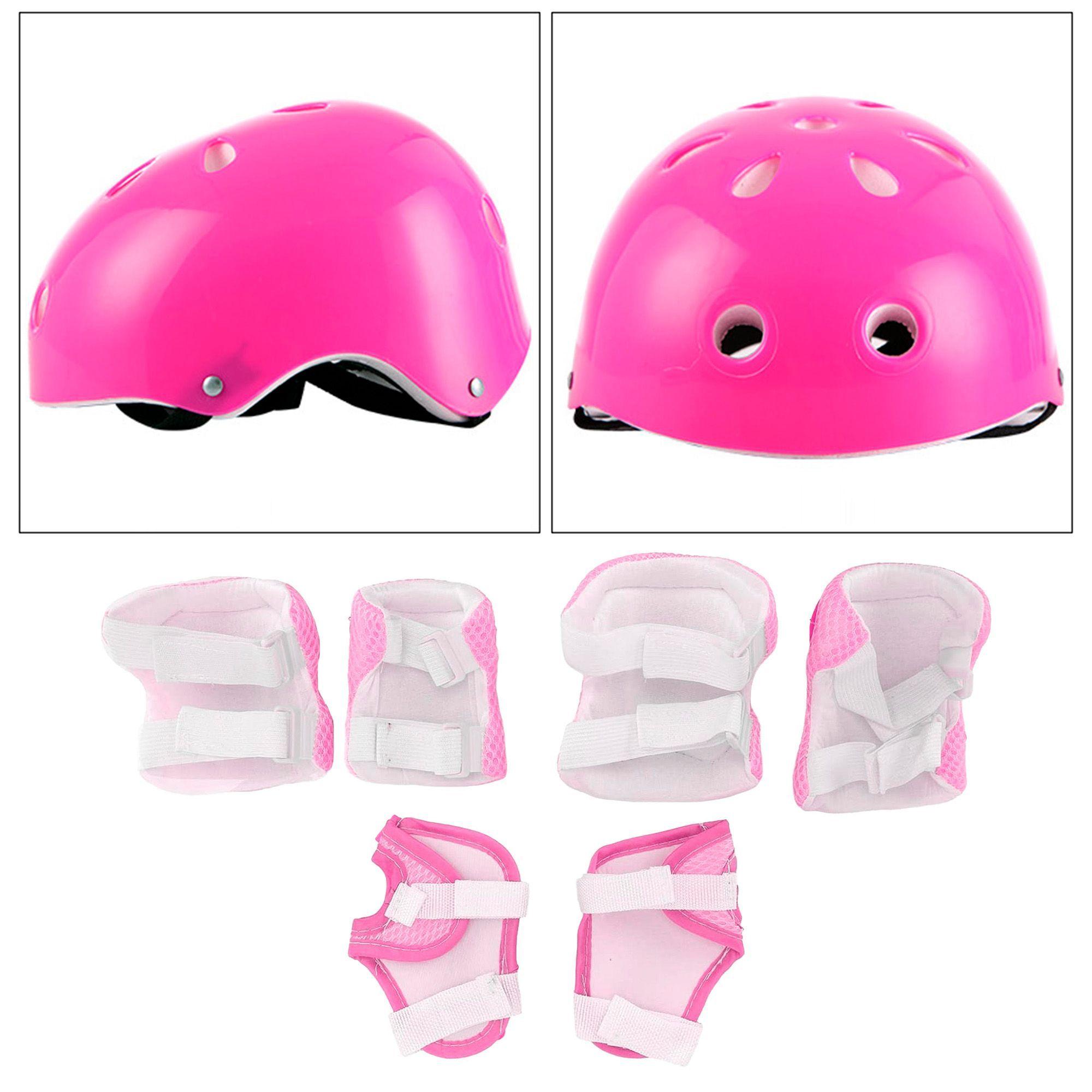 Set De Protecciones Para Patines Bicicleta Skate Niños Niñas-3