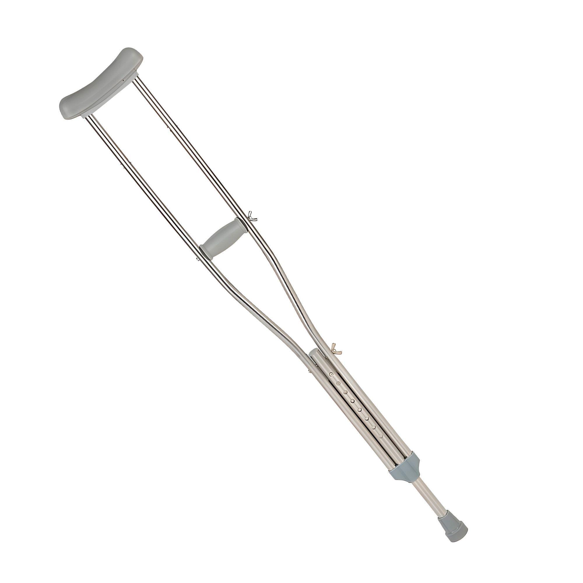 Muletas Axilares De Aluminio Regulables Ortopédicas Par-2