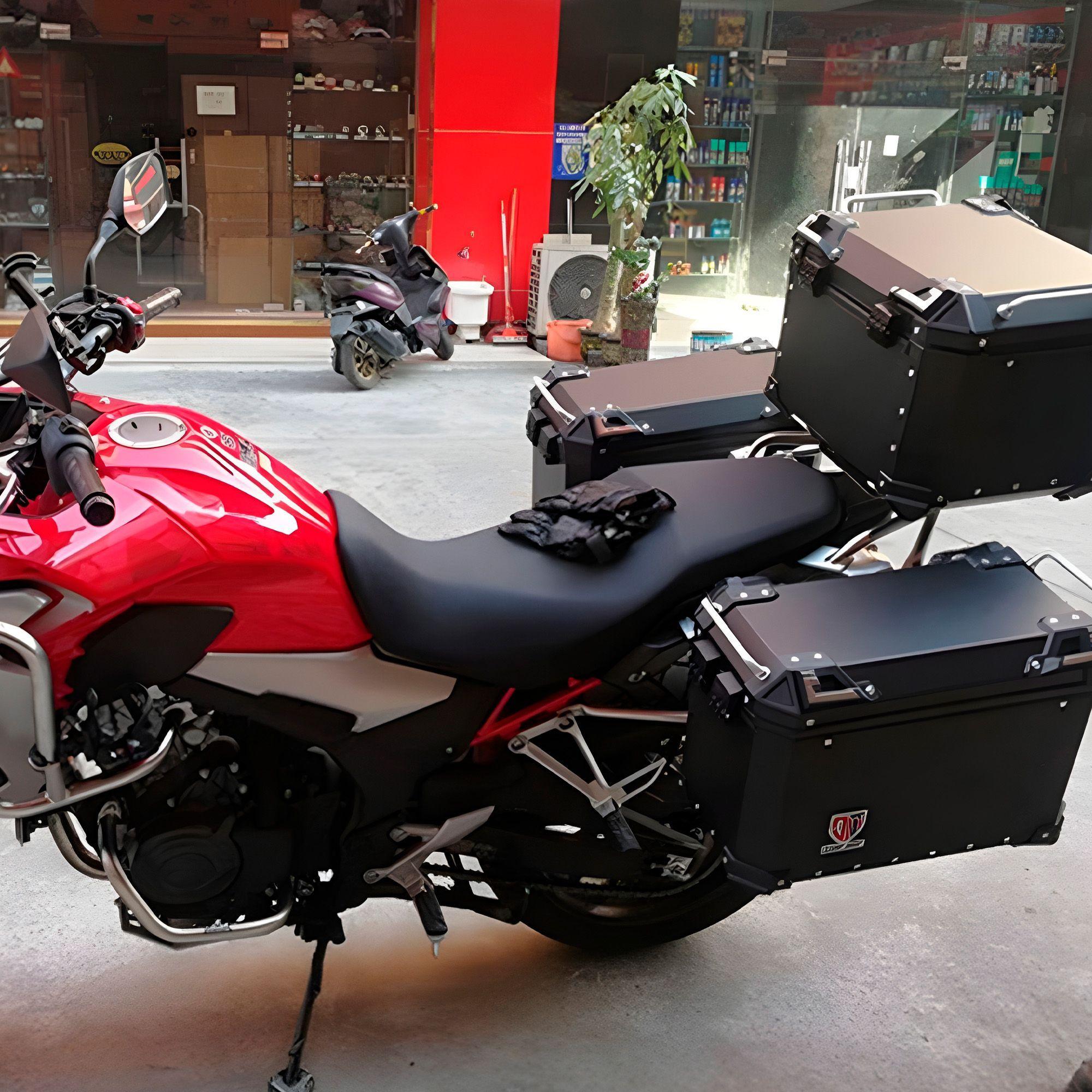 Maleta Top Case laterales Moto Motocicleta 38 Lt Anclaje-4