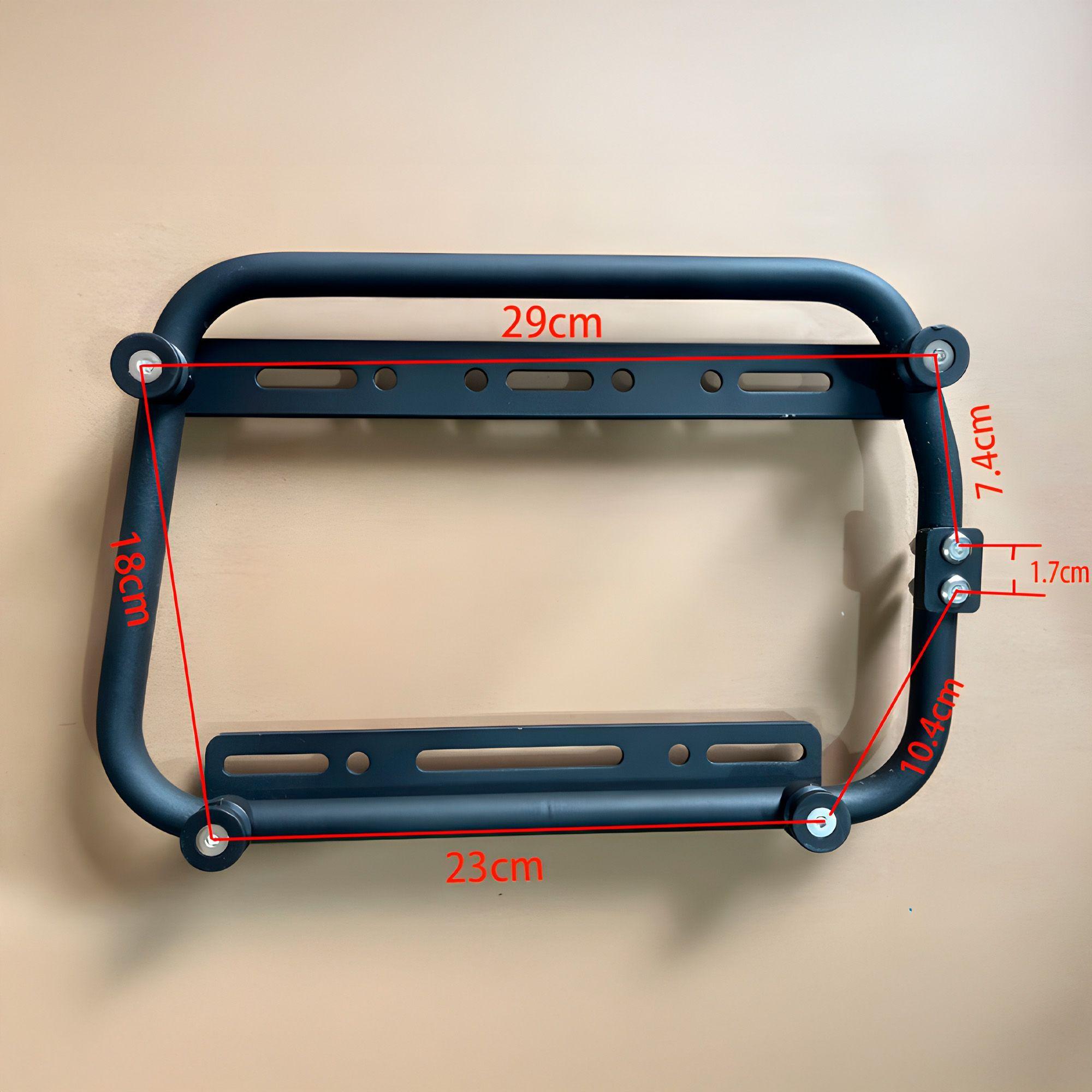 Maleta Top Case laterales Moto Motocicleta 38 Lt Anclaje-6