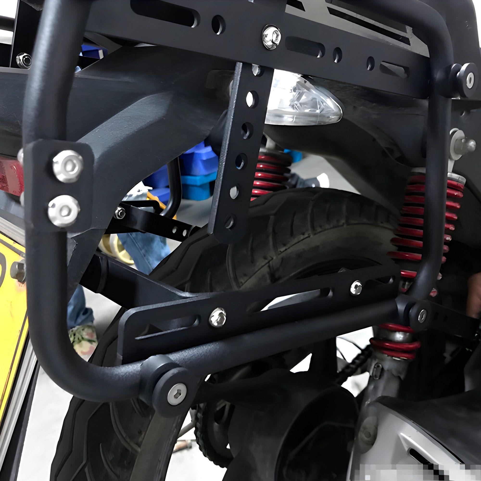 Maleta Top Case laterales Moto Motocicleta 38 Lt Anclaje-7