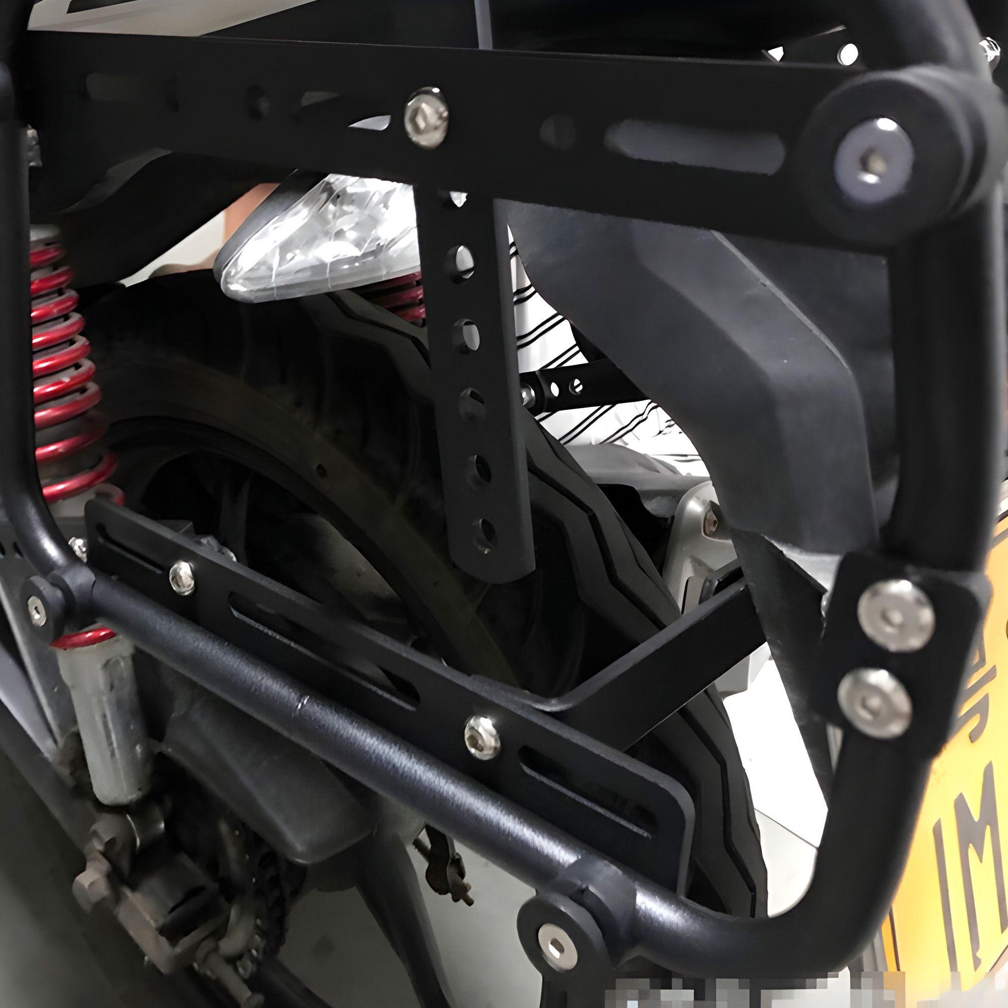 Maleta Top Case laterales Moto Motocicleta 38 Lt Anclaje-8