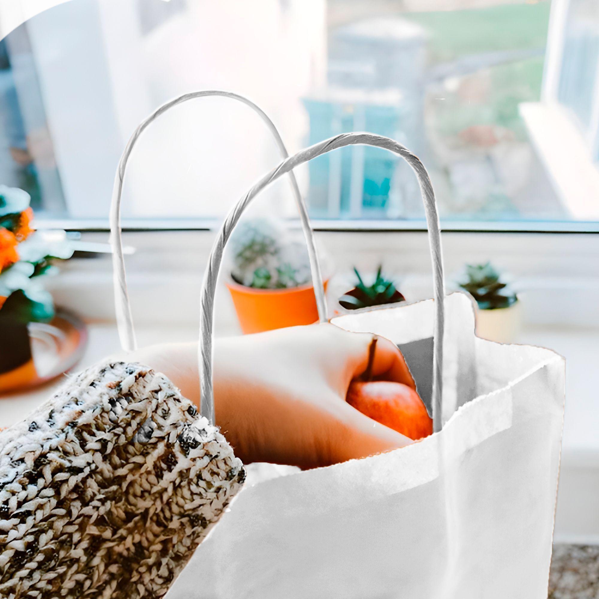 Bolsa Papel Kraft Ecol gica Degradable 13x7x14 5cm Pack X60-3