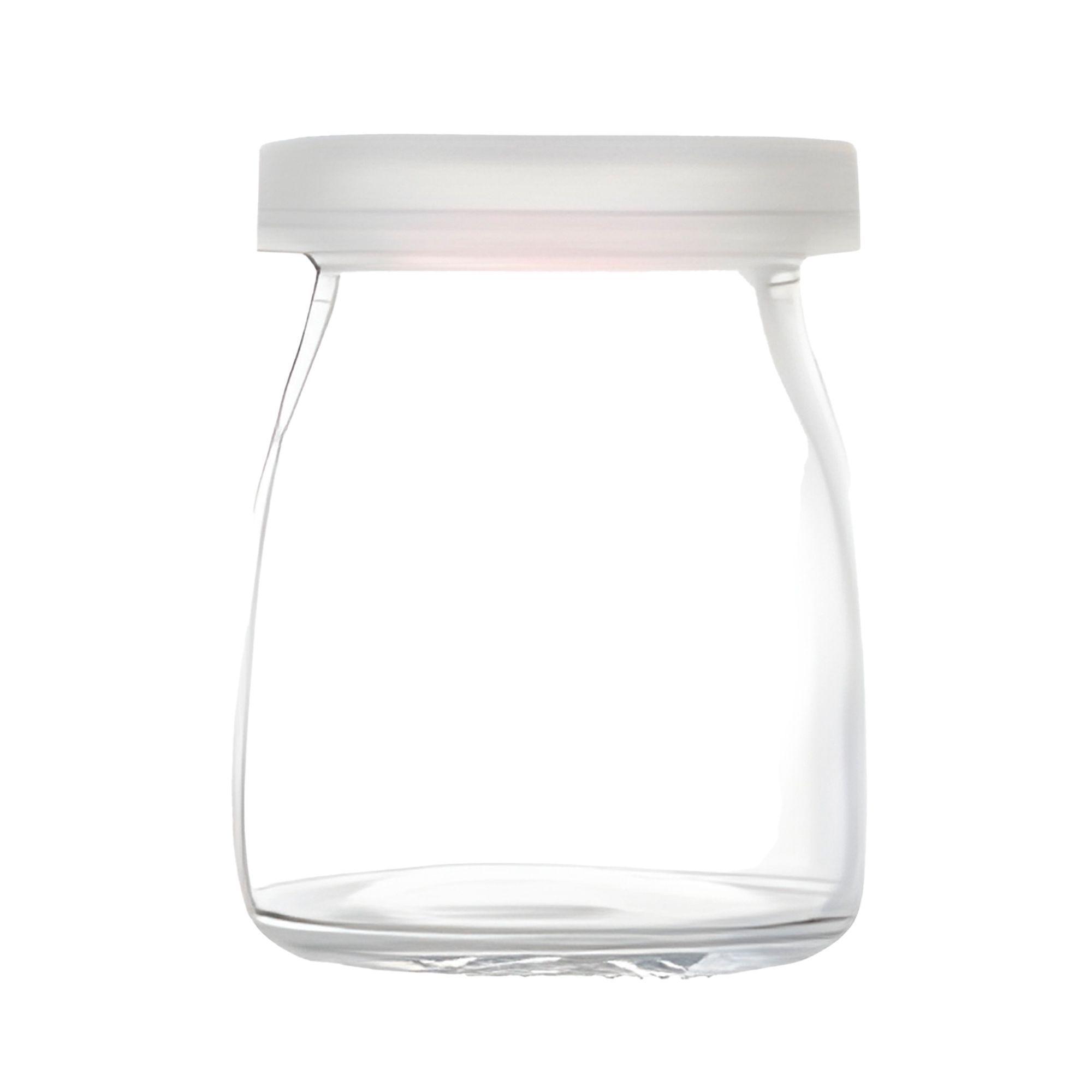 X20 Frascos Vidrio Redondo Yogur 150ml Postres Tapas Plasticas-0