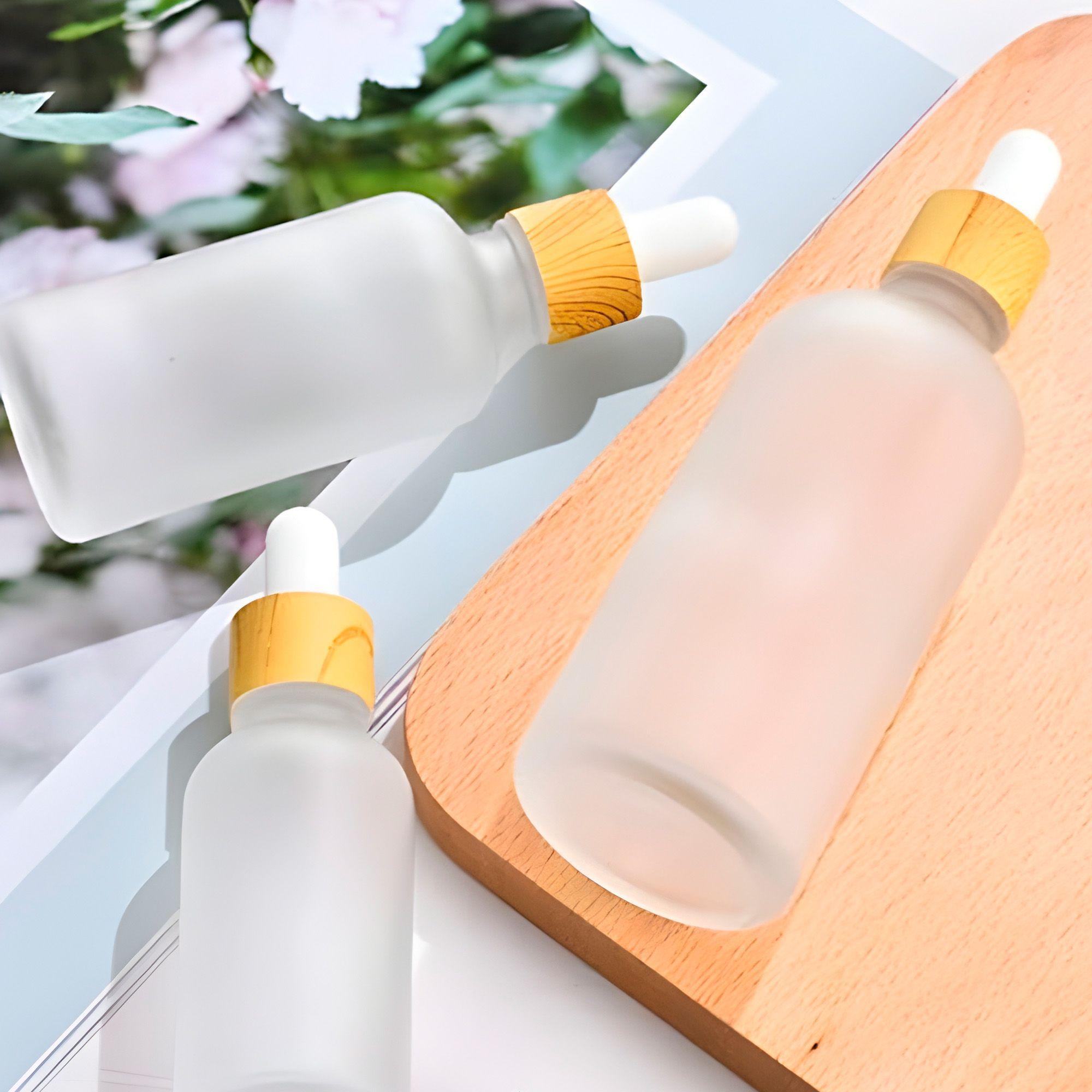 Set 12 Frascos Esmerilado Blanco Aceite Esencial Goma 30ml-2