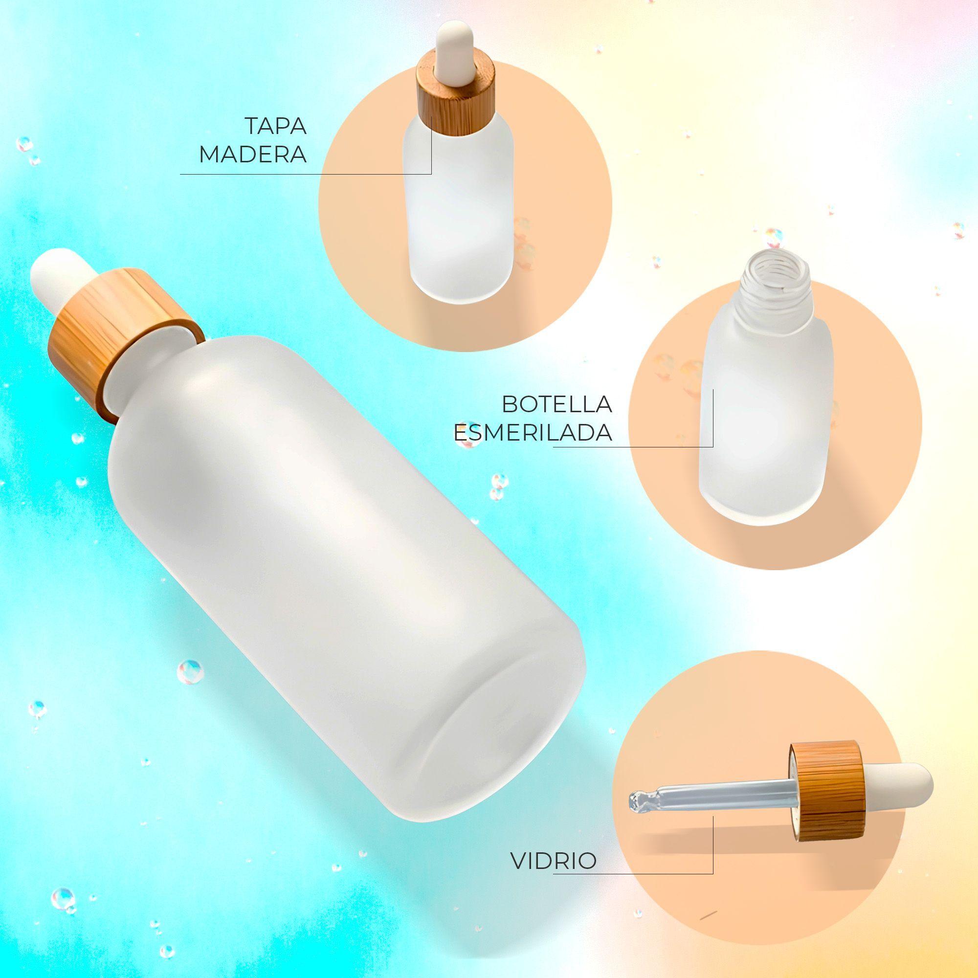 Set 12 Frascos Esmerilado Blanco Aceite Esencial Goma 30ml-3