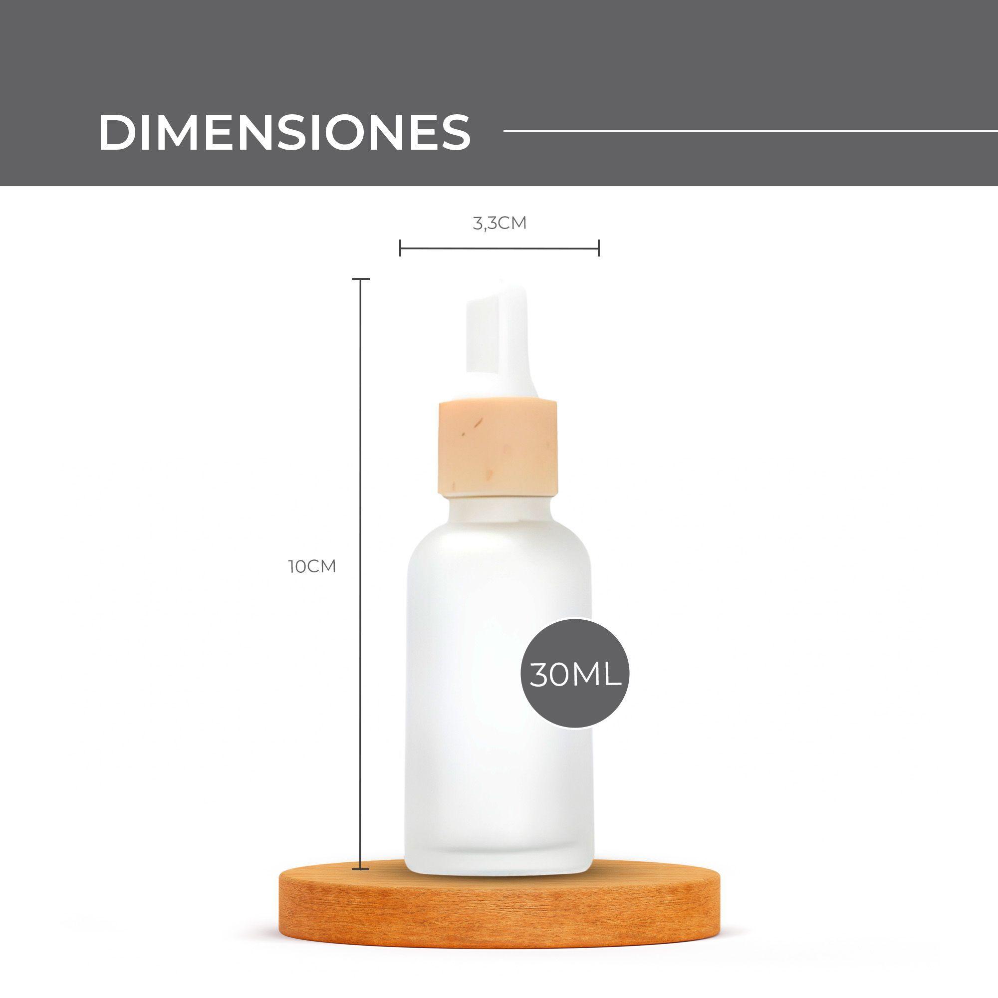 Set 12 Frascos Esmerilado Blanco Aceite Esencial Goma 30ml-4