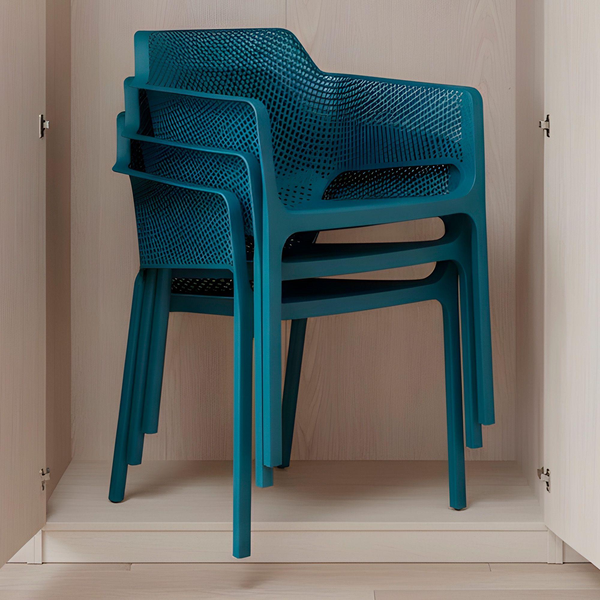 Sillas Terraza Comedor Exteriores Resistentes 80X60X59 CM Nordico Colores 2U-5