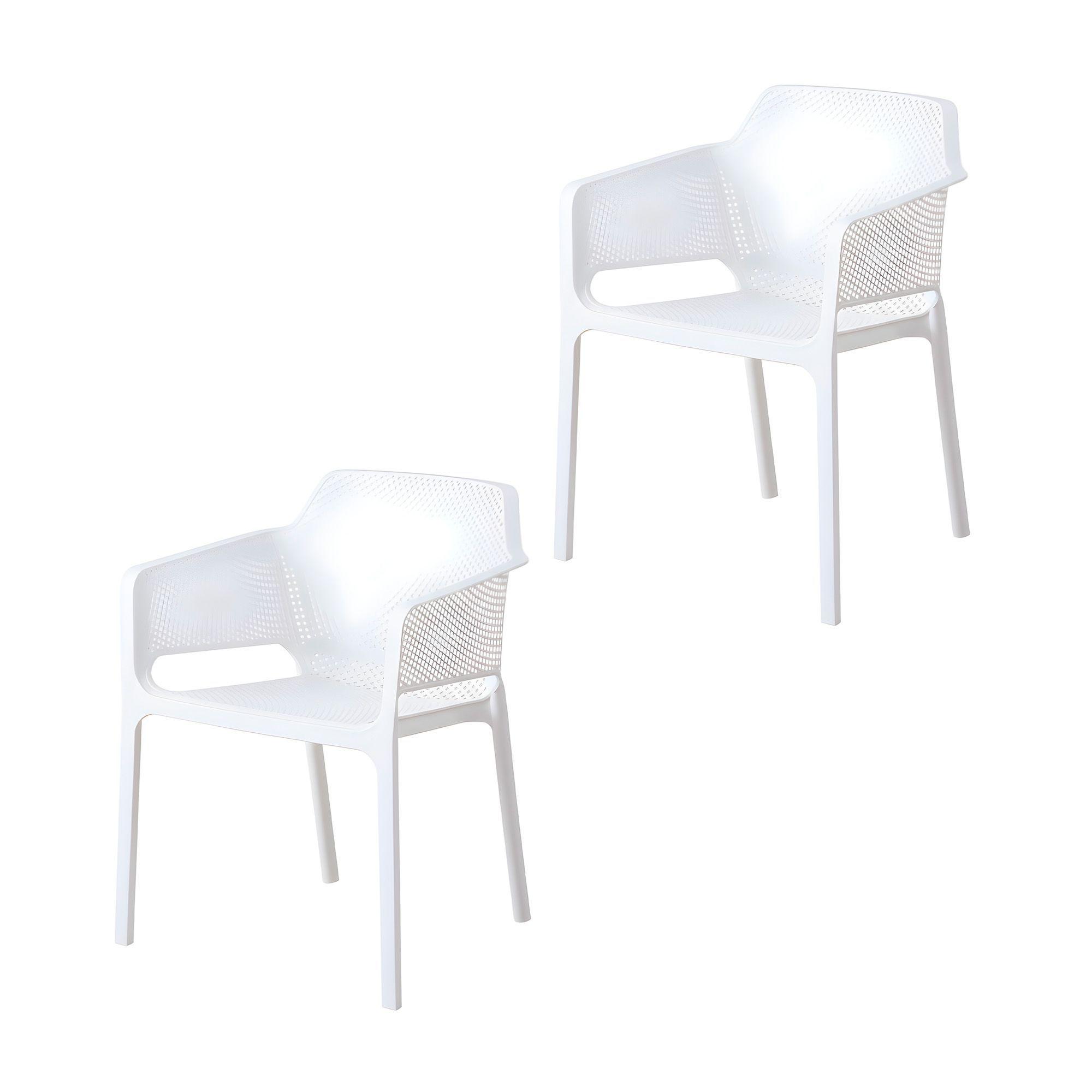 Sillas Terraza Comedor Exteriores Resistentes 80X60X59 CM Nordico Colores 2U-0