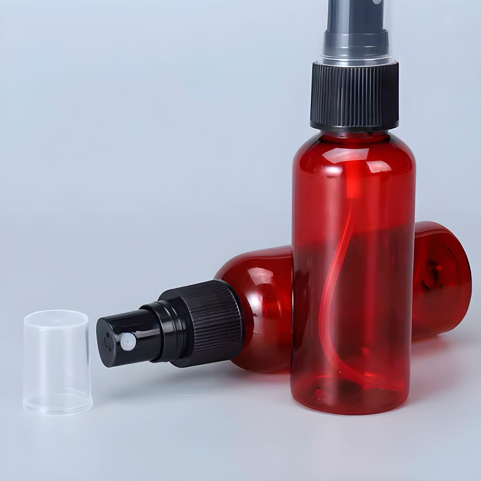 20 Frascos Plásticos Válvula De Spray Liquido mbar 100ml-3