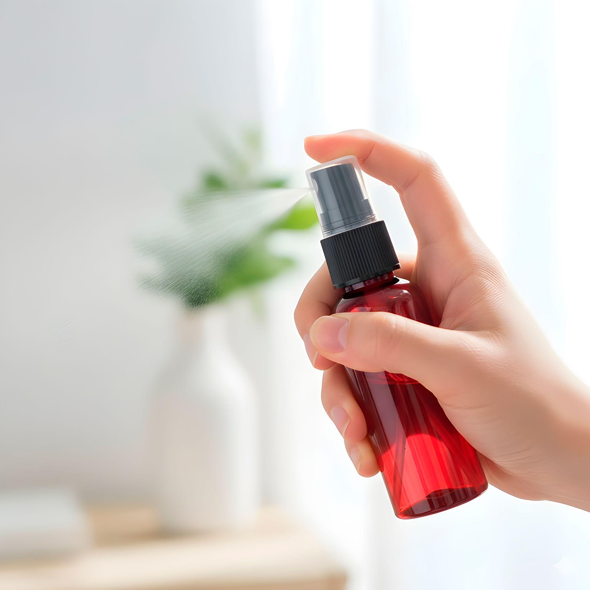 20 Frascos Plásticos Válvula De Spray Liquido mbar 100ml-7