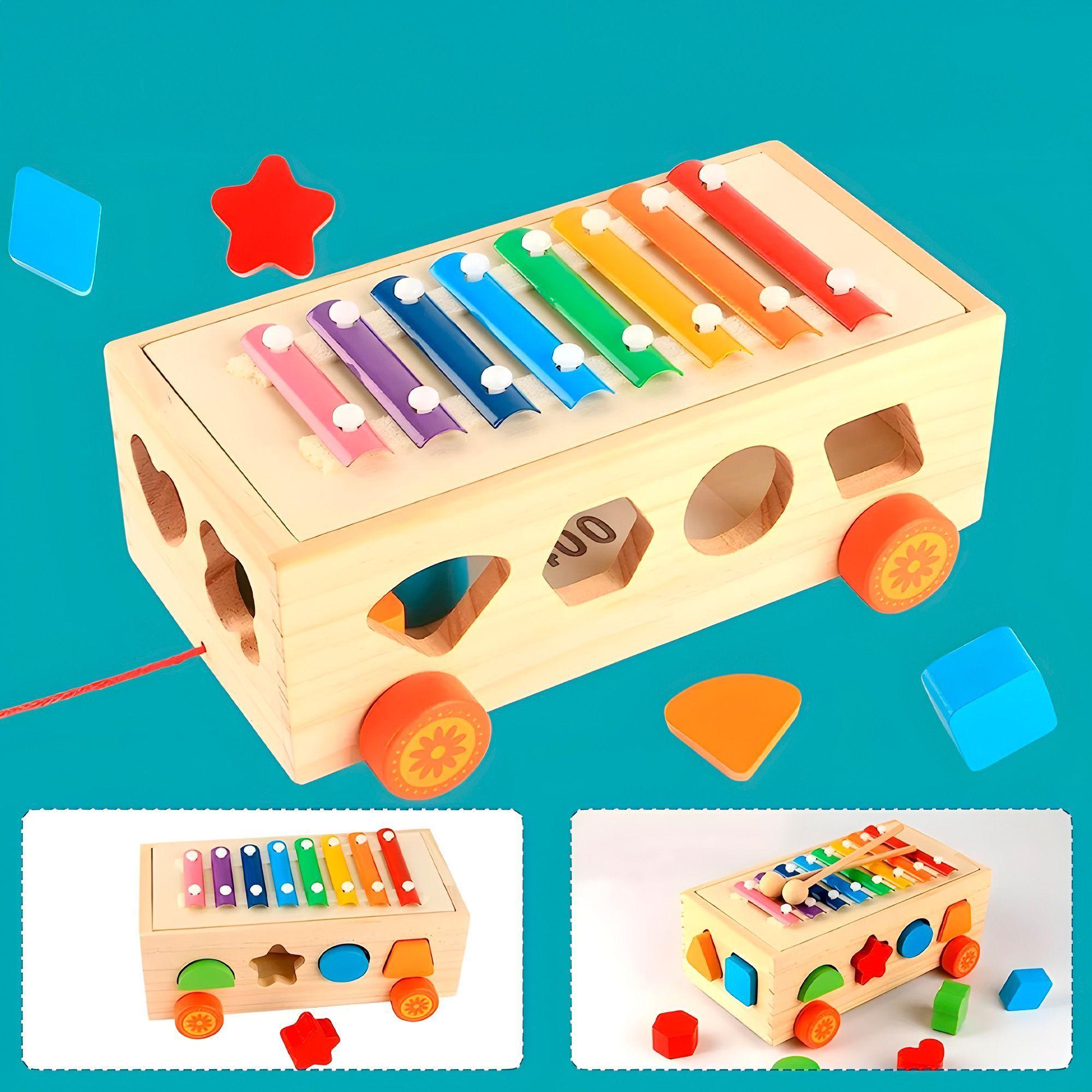 Juguete Xilófono Montessori Didáctico Educativo Encaje Niños-7