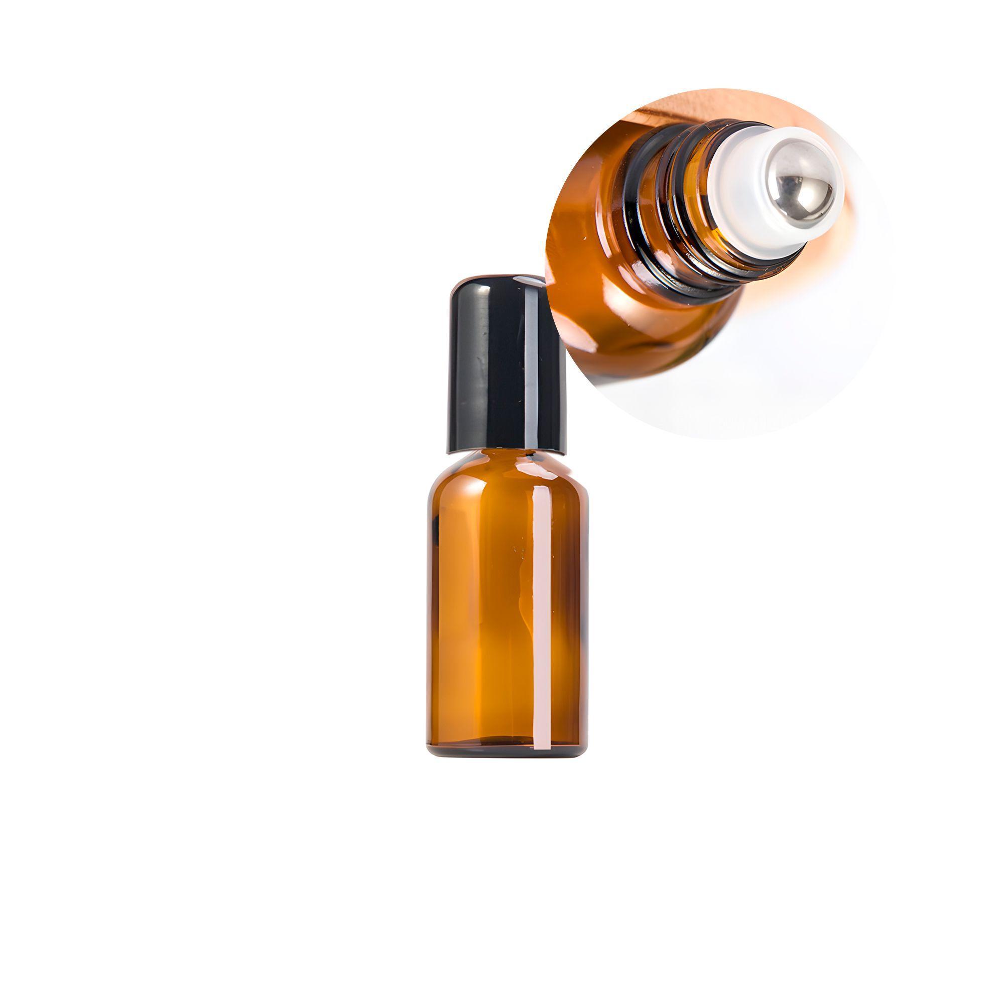 24 Frascos Roll On Rodilo Vidrio Aceite Esencial 10ml-0