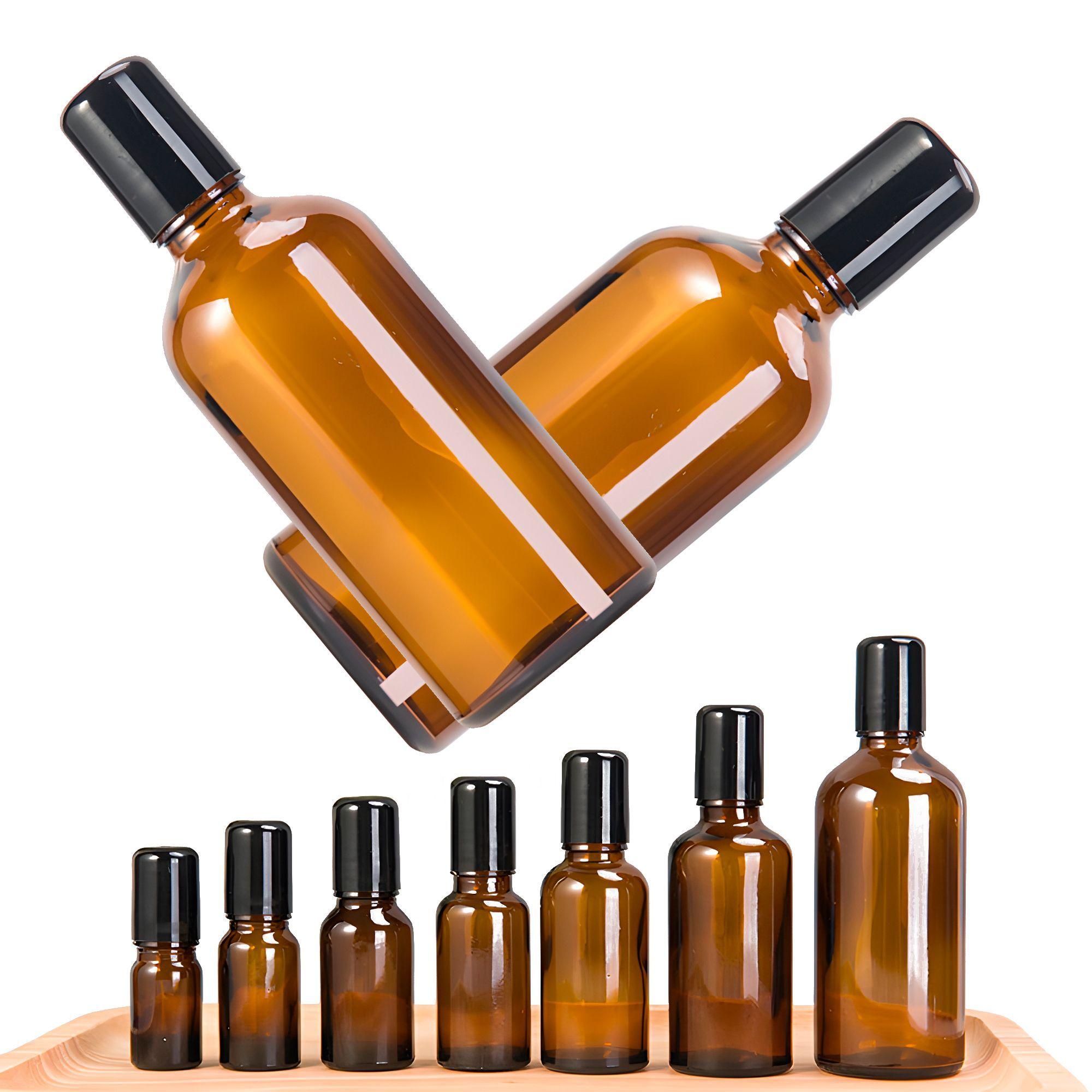 24 Frascos Roll On Rodilo Vidrio Aceite Esencial 10ml-4