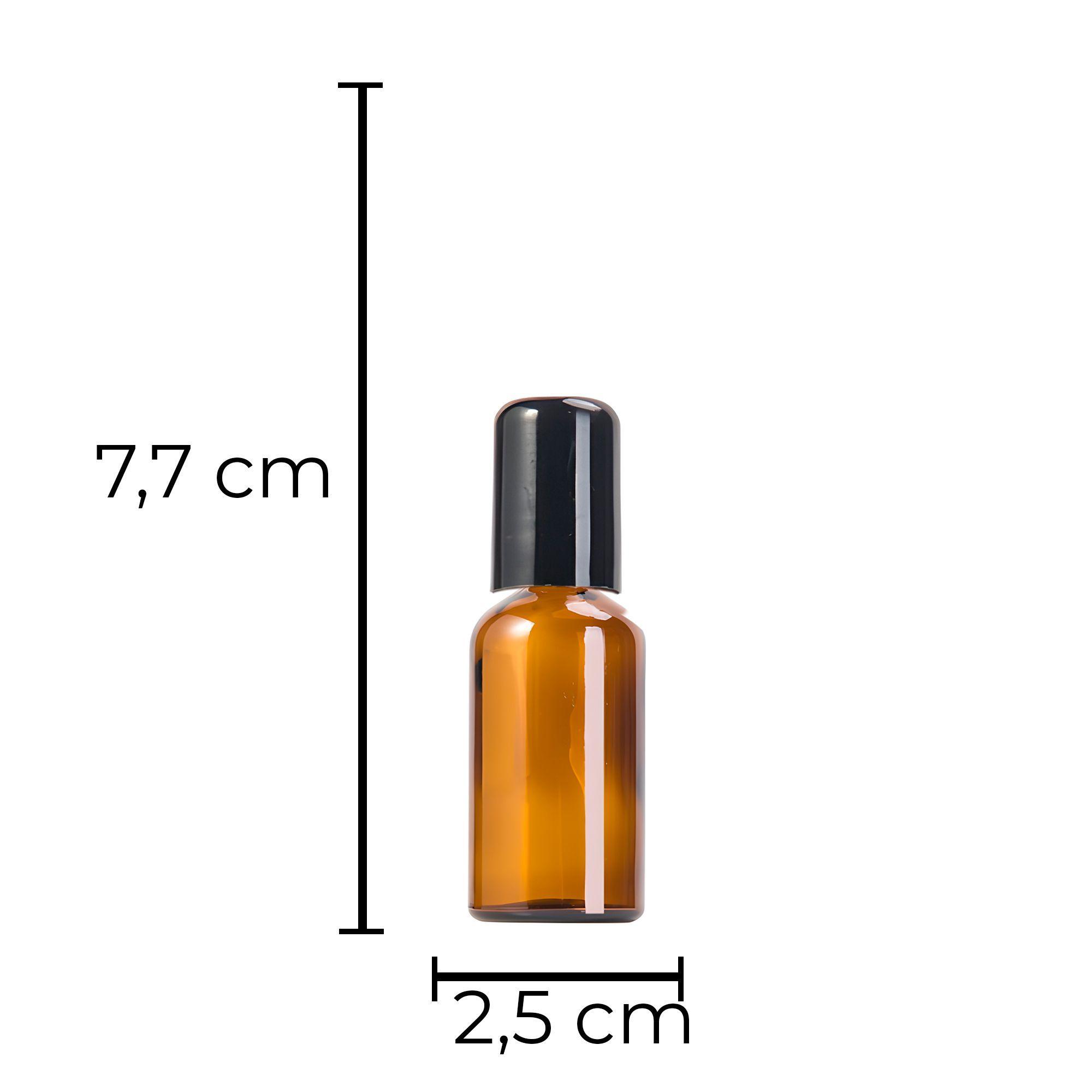 24 Frascos Roll On Rodilo Vidrio Aceite Esencial 10ml-7