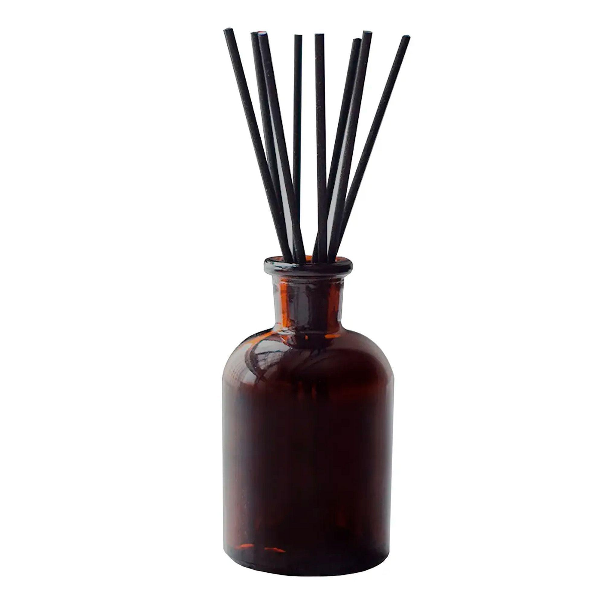 Frasco Mikado Difusor Vidrio Con Tapa Varillas X10 Set-1