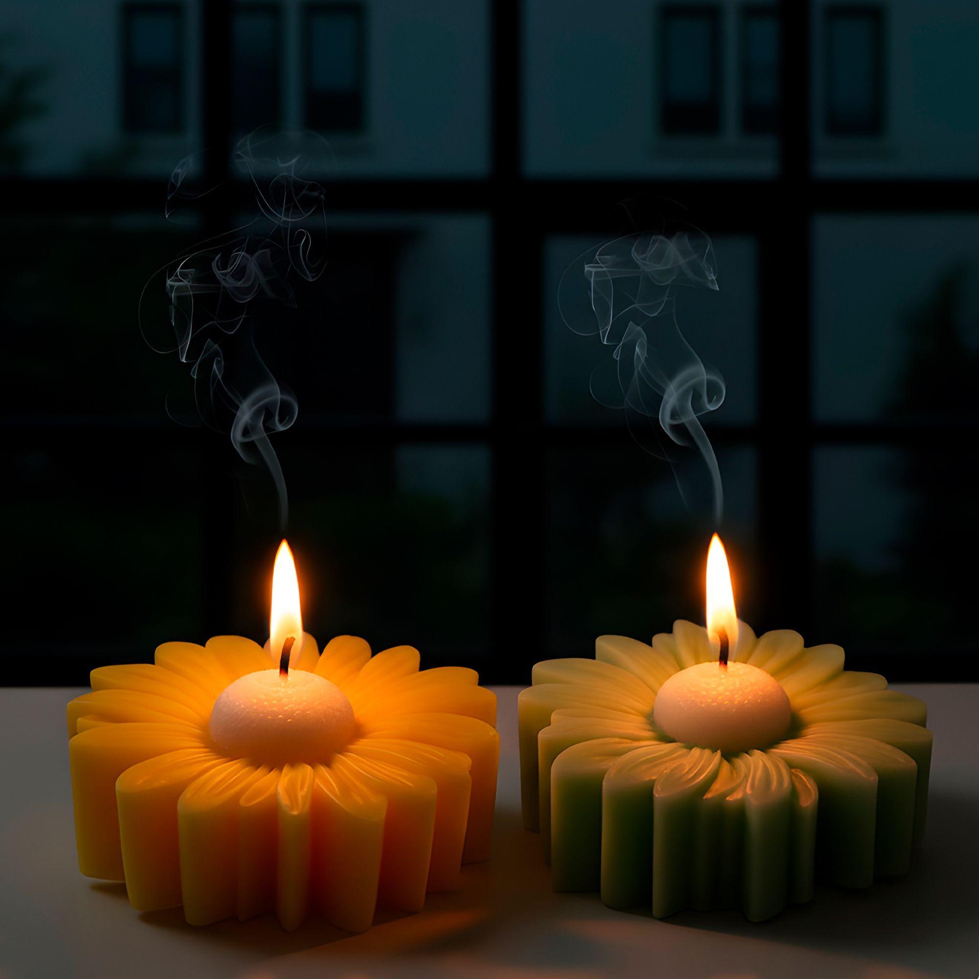 3 Moldes Silicona Girasol Aromaterapia Velas 7 3 X 6 8 Cm-5