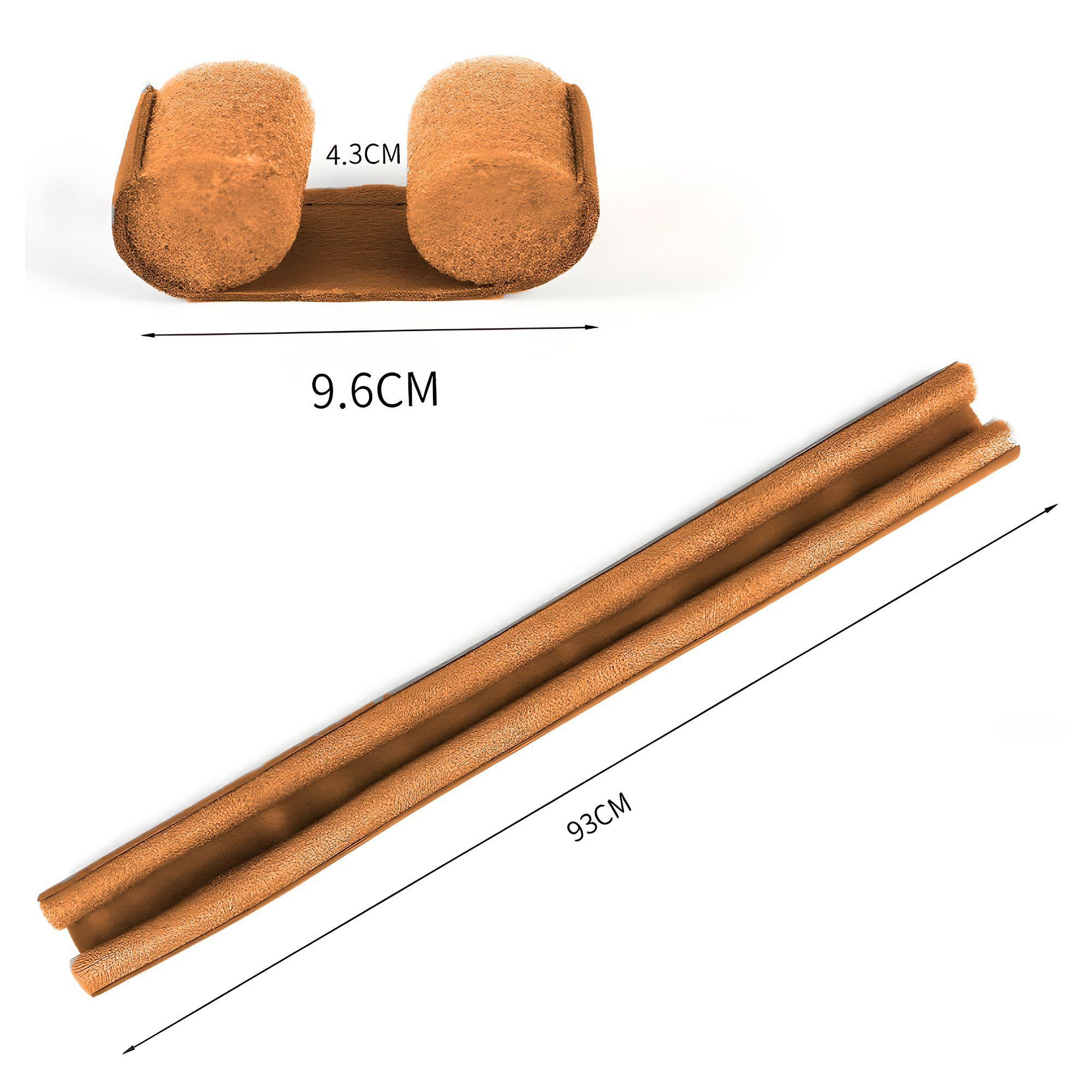 Burlete Zocalo Aislante Doble Bajo Puerta Ventana 95cm-2