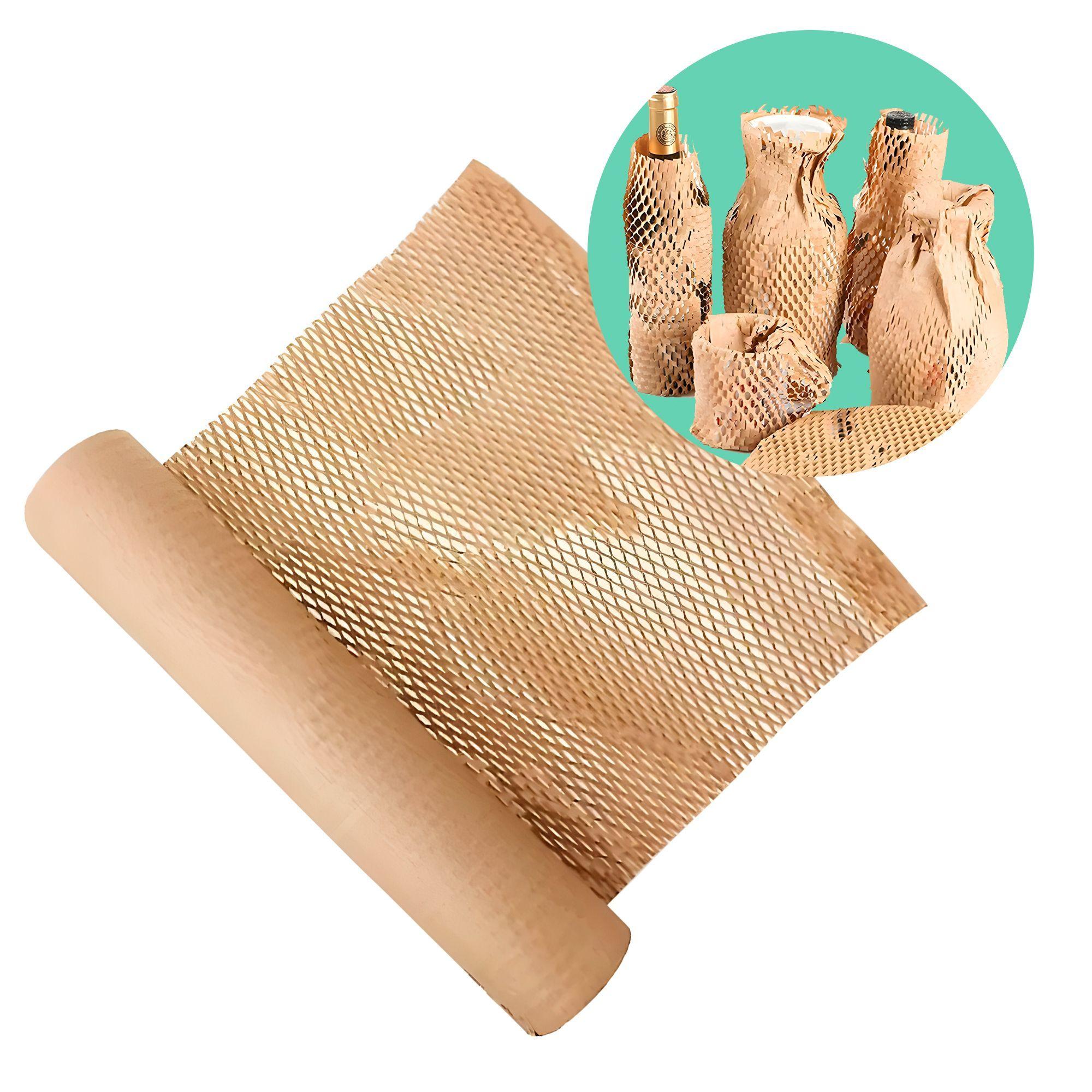 Rollo Papel Kraft Panal Embalaje Proteger 50 Cm X 250 Mts-0