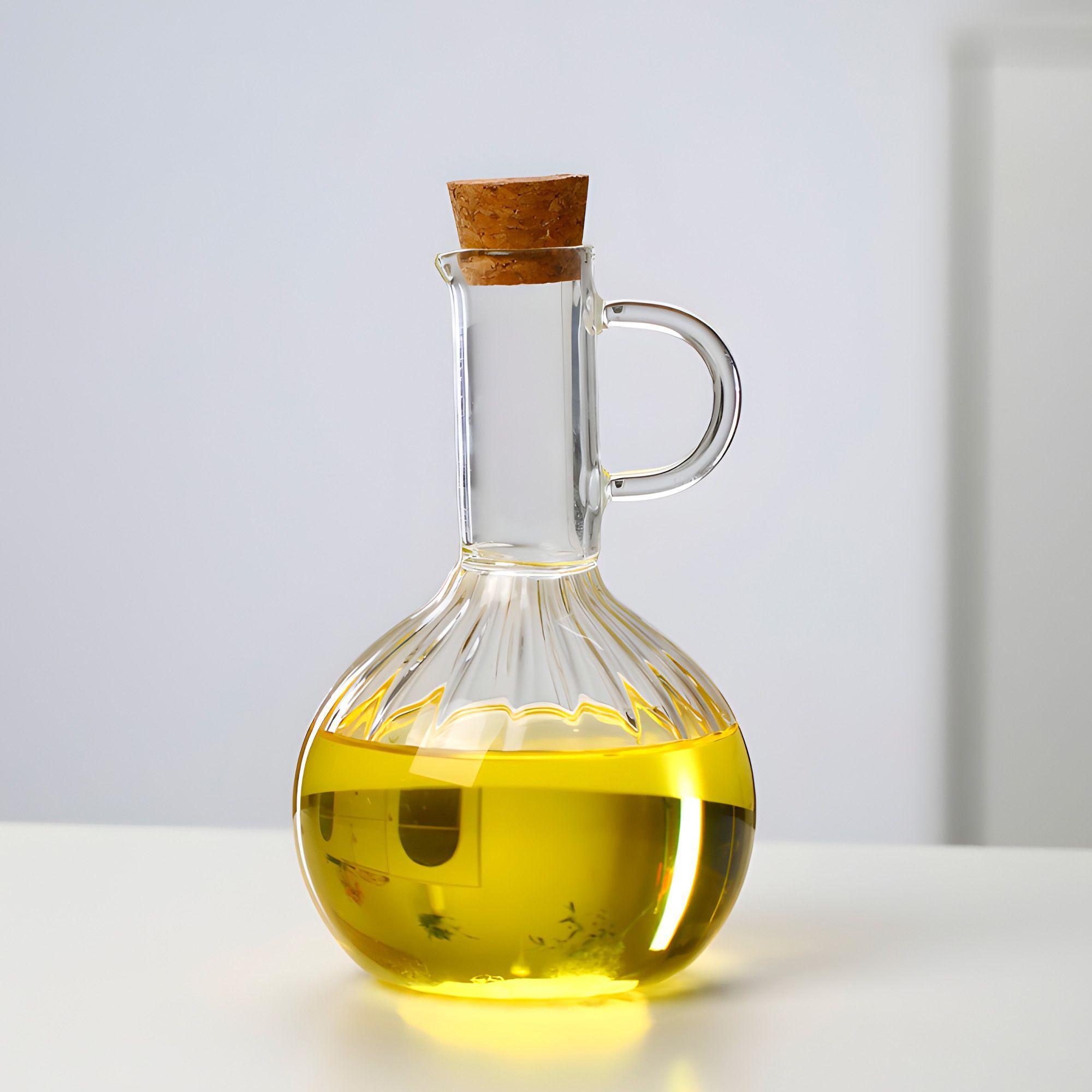 Set Aceitero Dispensadores Aceite Soja Y Vinagre Vidrio Tapa-3