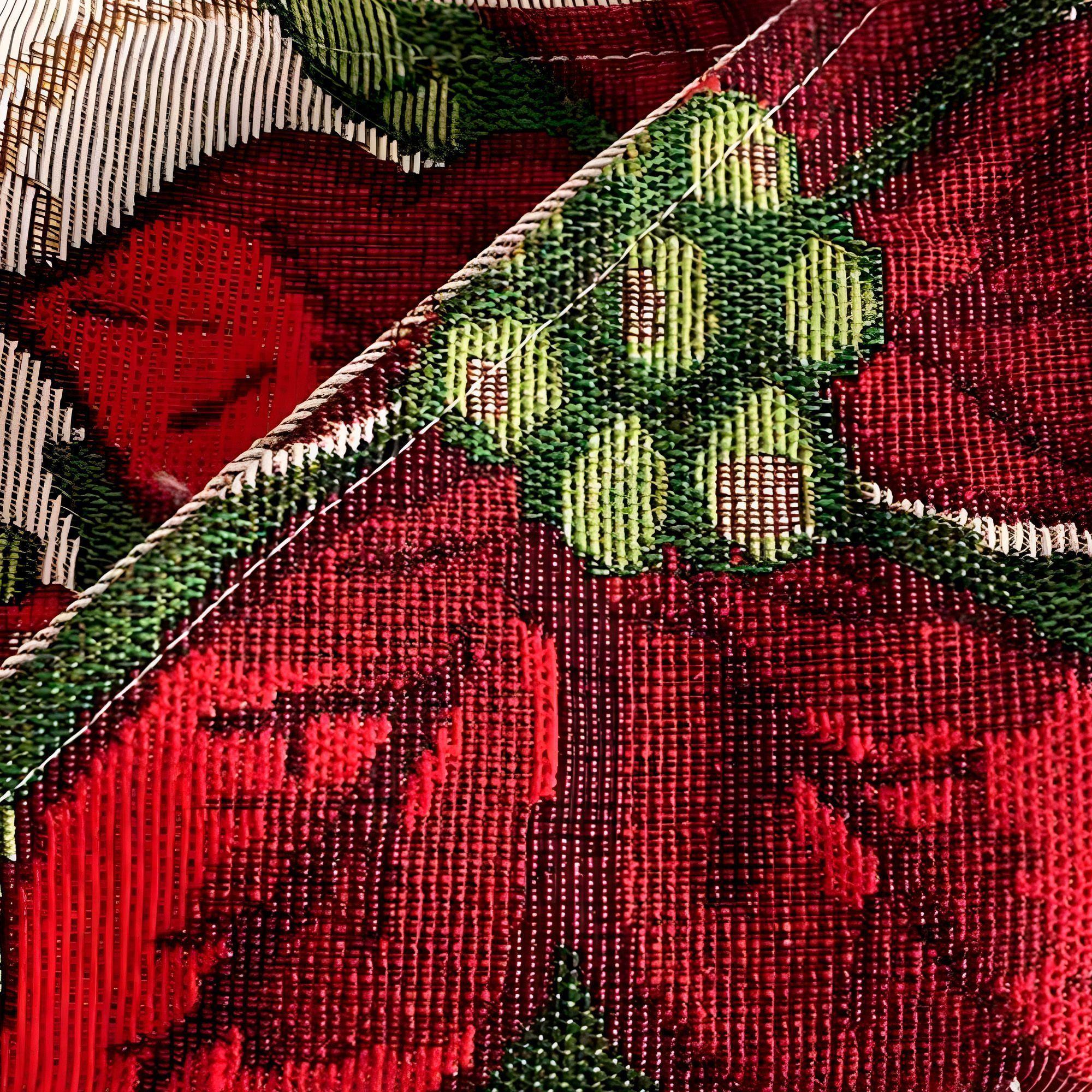 Camino De Mesa Navideño Flores Rojas Decorativo 180x35 Cm-2