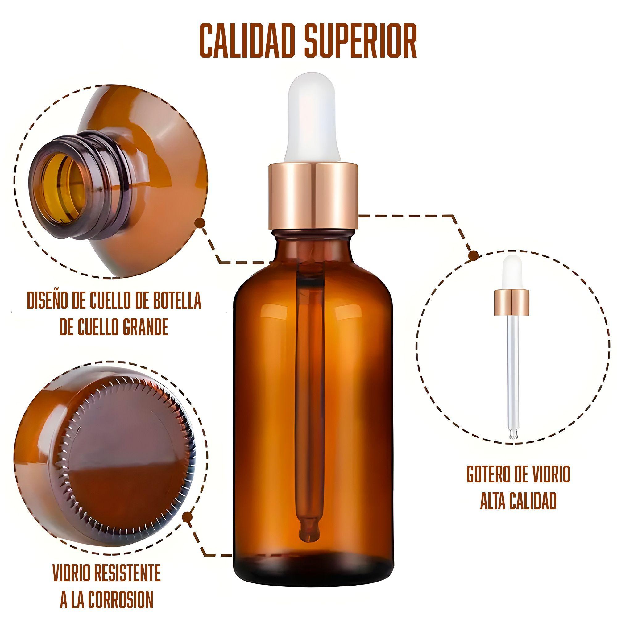 Set 24 Frascos Goteros De Aceite Esencial Goma Blanca 15ml-3