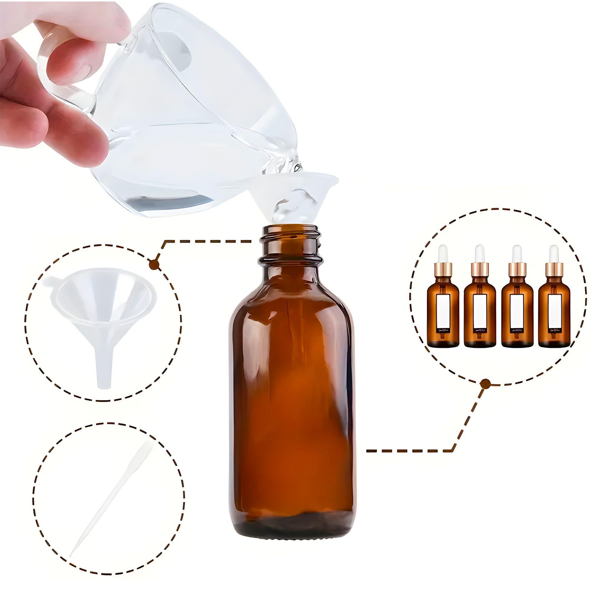 Set 24 Frascos Goteros De Aceite Esencial Goma Blanca 15ml-4