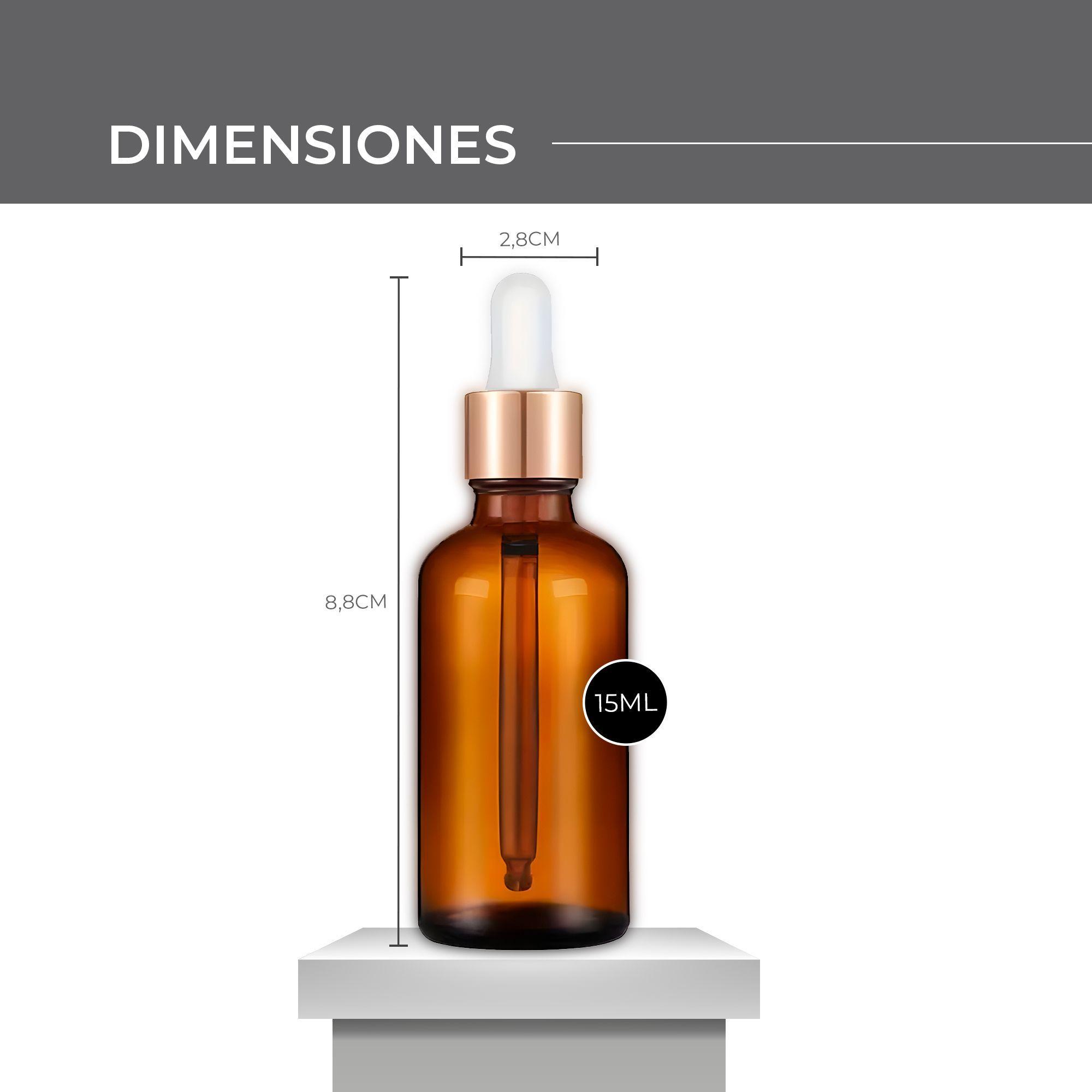 Set 24 Frascos Goteros De Aceite Esencial Goma Blanca 15ml-5