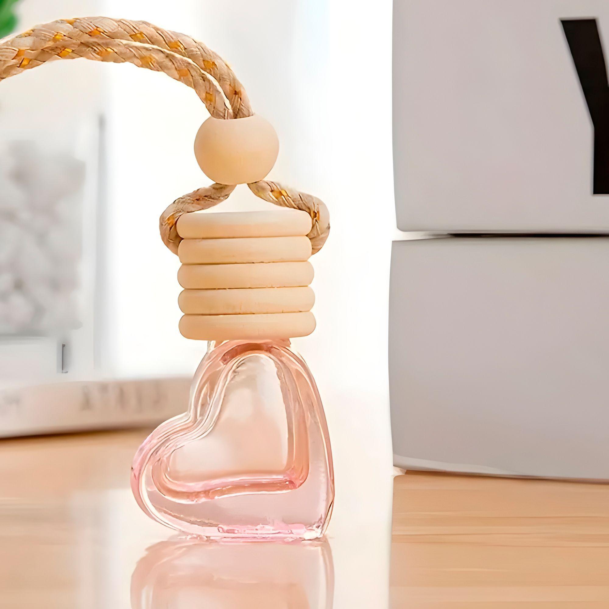 20 Frascos Difusores Auto Aromatizantes Corazón Aceites 5ml-4