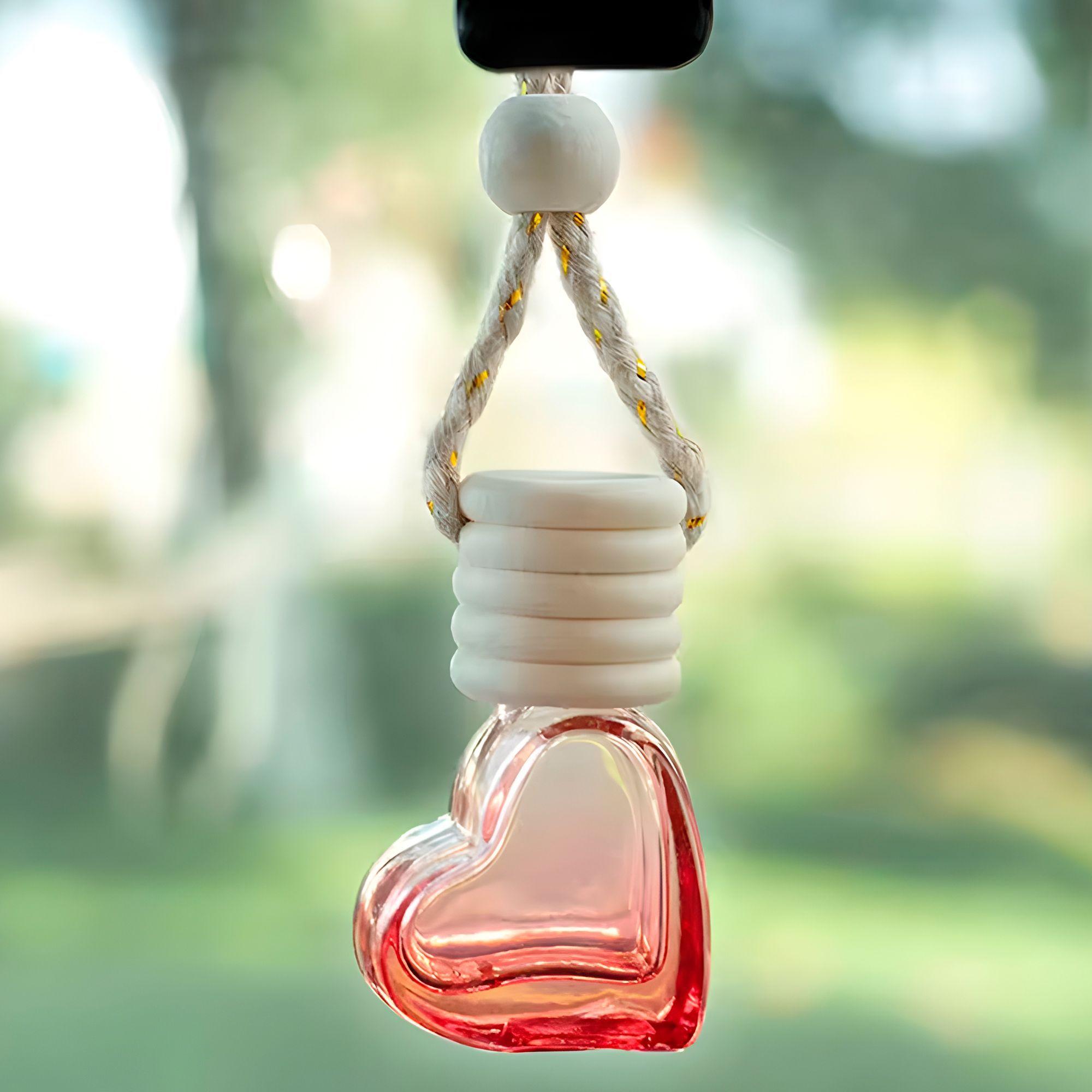 20 Frascos Difusores Auto Aromatizantes Corazón Aceites 5ml-5