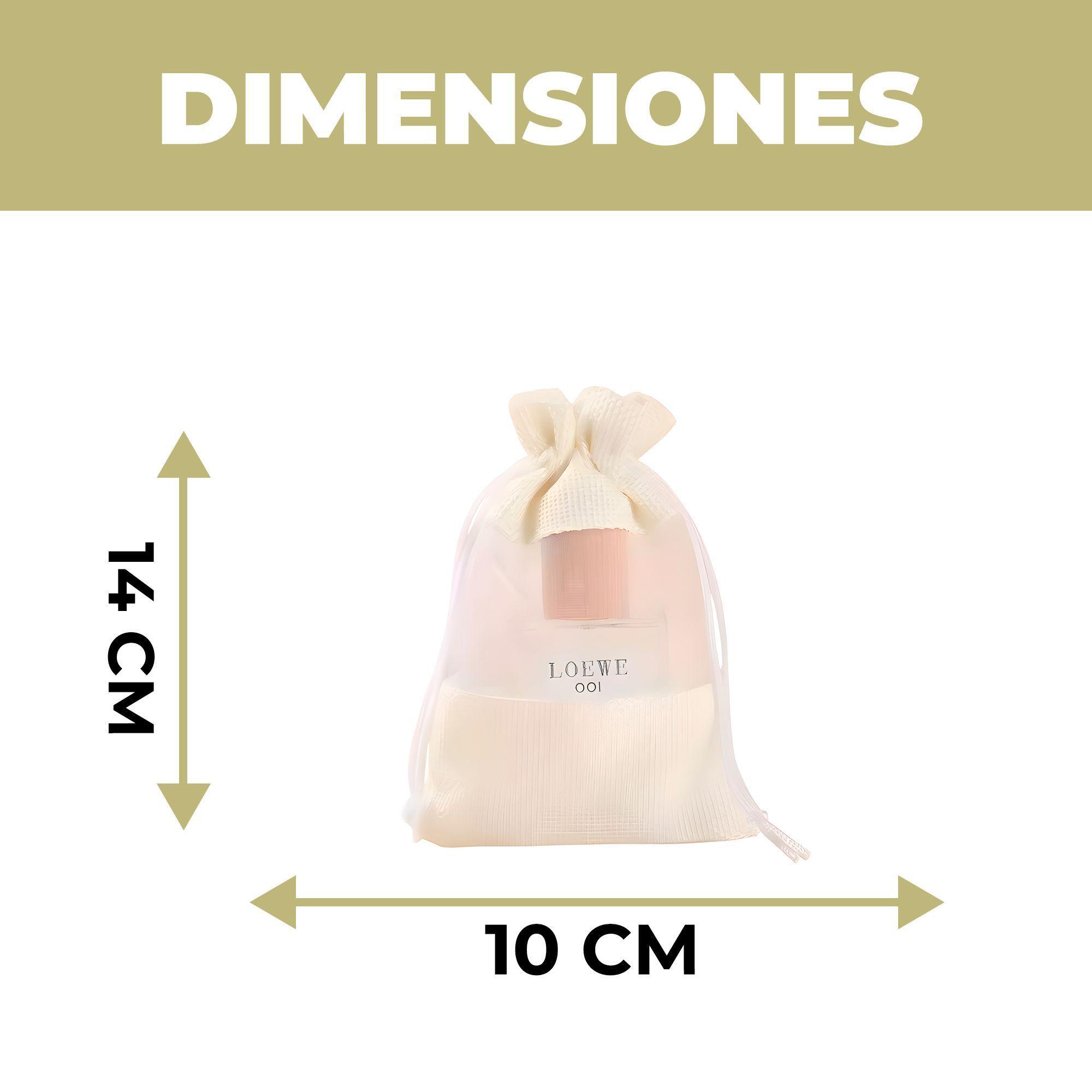 25 Bolsas De Organza Blancas Cordón Ventana Regalo 10x14 Cm-1