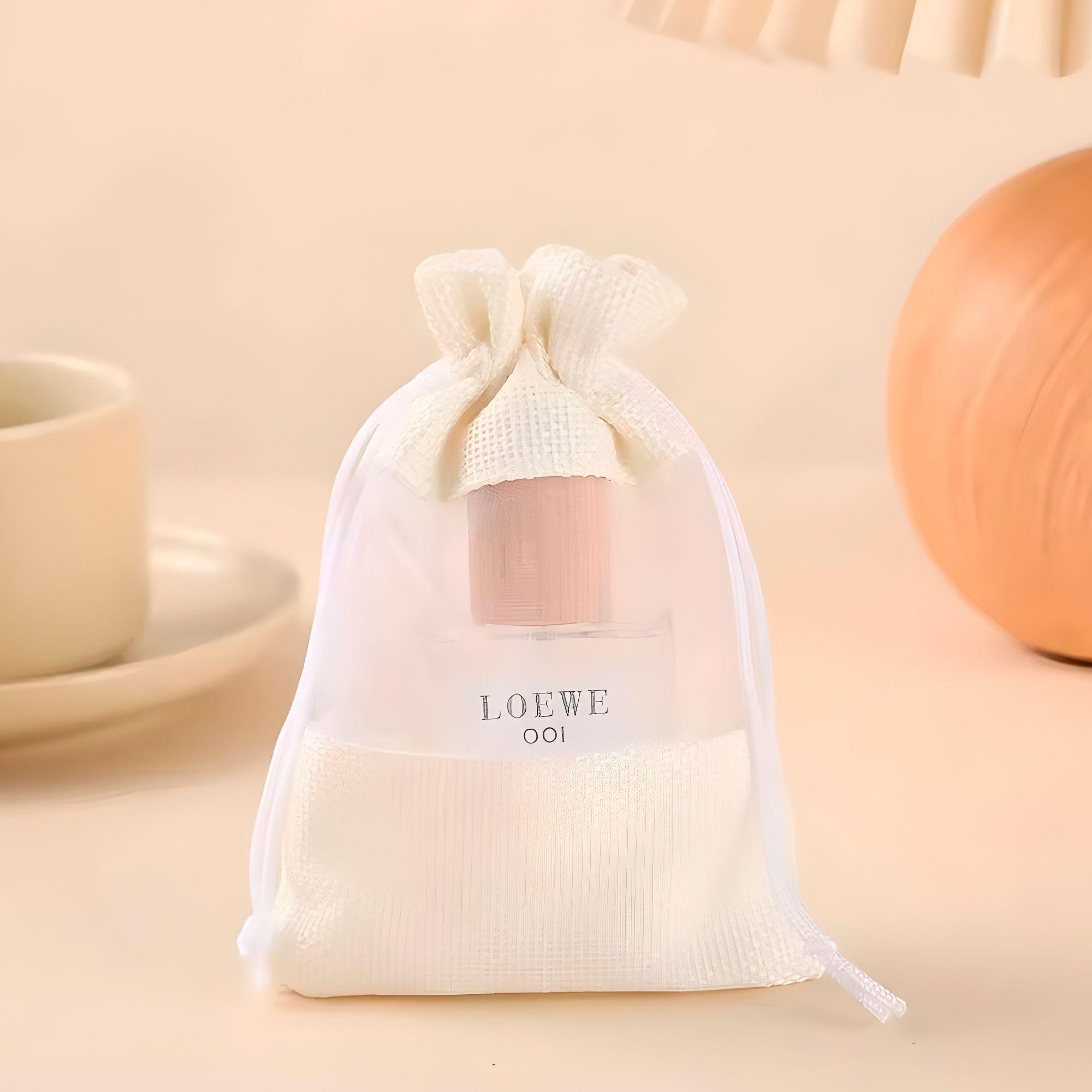 25 Bolsas De Organza Blancas Cordón Ventana Regalo 10x14 Cm-6