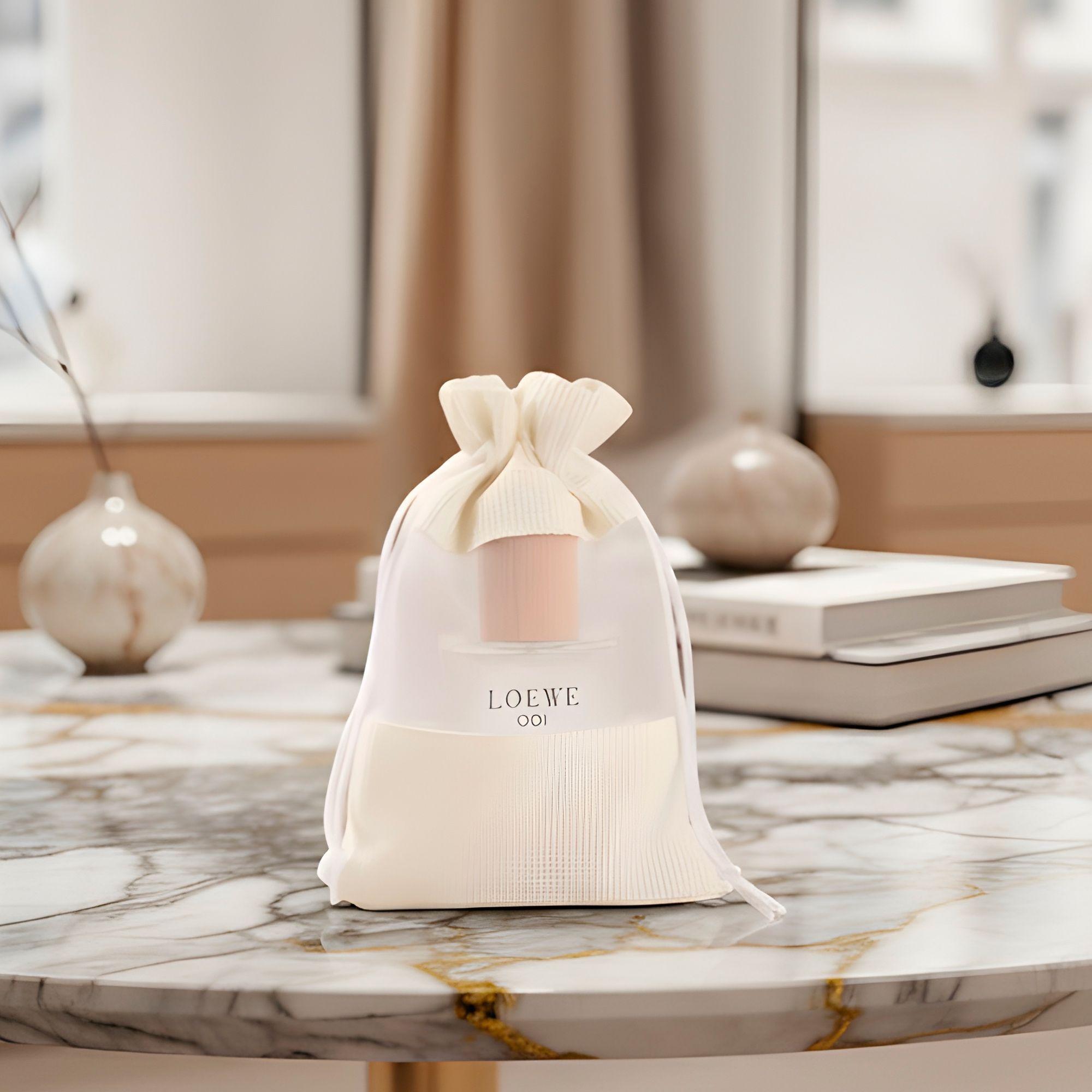 25 Bolsas De Organza Blancas Cordón Ventana Regalo 10x14 Cm-9