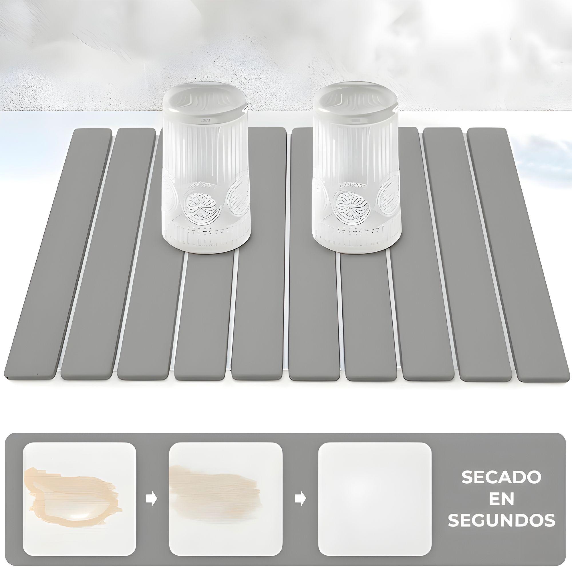 Tapetes Escurridor Loza Absorbente Rapido Diatomita 30x40cm-2