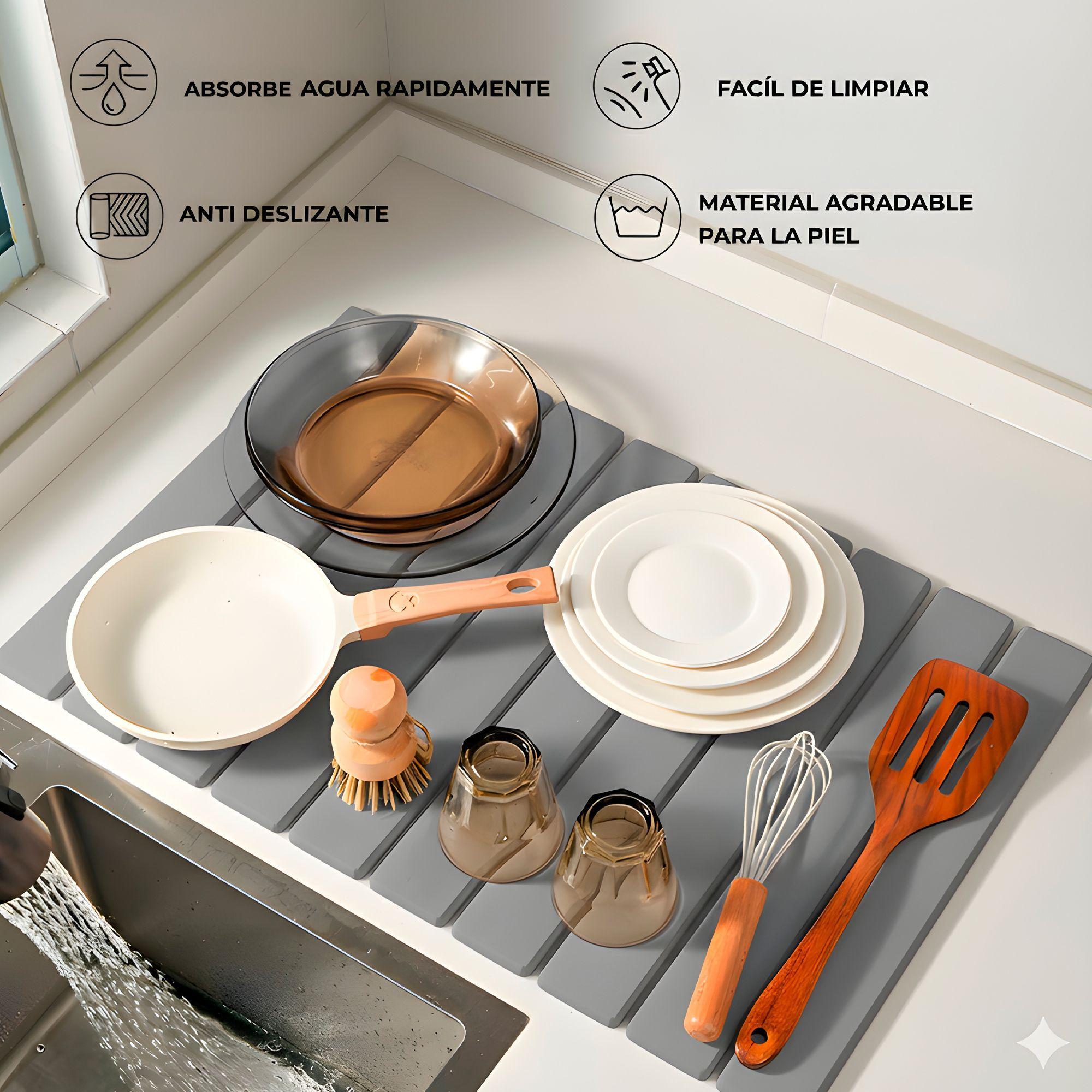 Tapetes Escurridor Loza Absorbente Rapido Diatomita 30x40cm-8