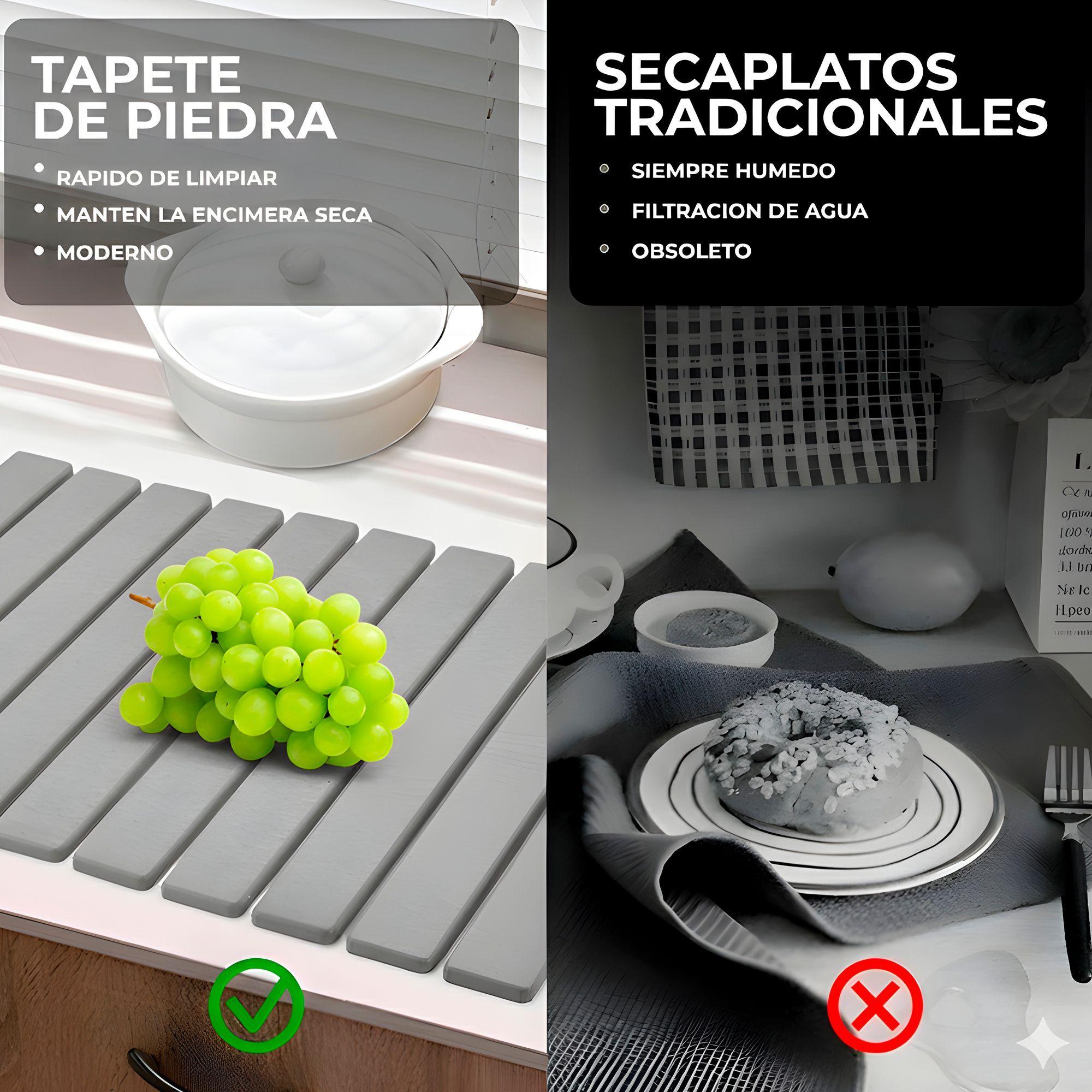 Tapetes Escurridor Loza Absorbente Rapido Diatomita 30x40cm-9