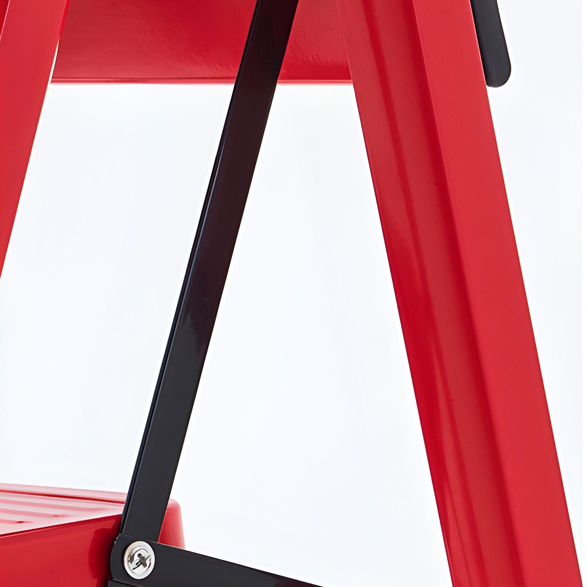 Escalera Plegable 4 Escalones Resistente Ferretería Hogar-4