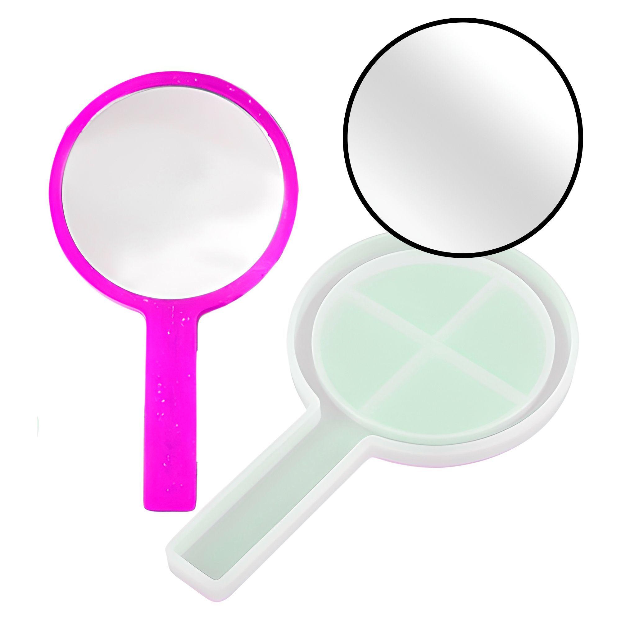 10 Espejos Forma Circular Para Moldes Silicona 8 X 8 Cm-6