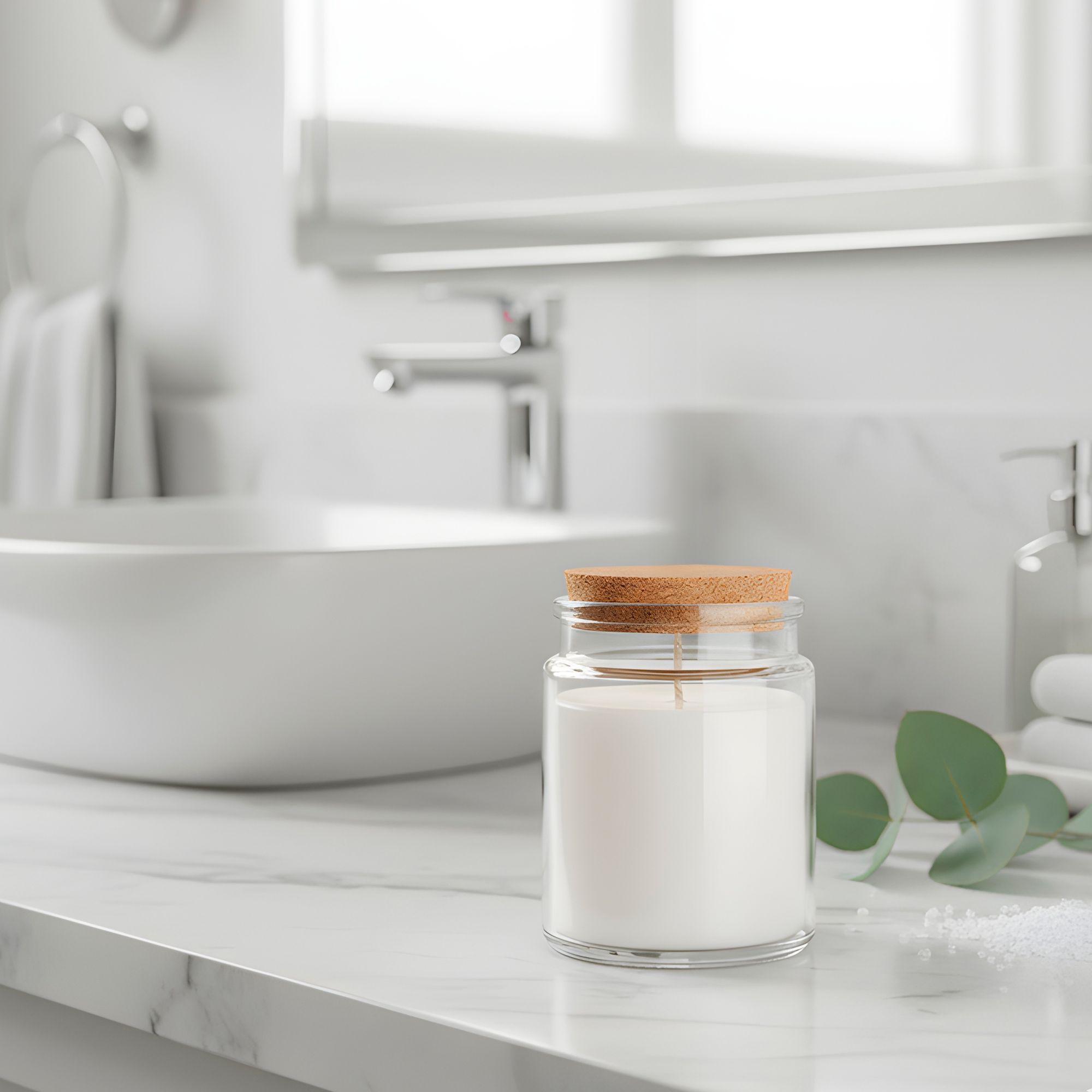 12 Frascos Porta Vela Vidrio Tapa De Corcho 200 Ml Colores-4