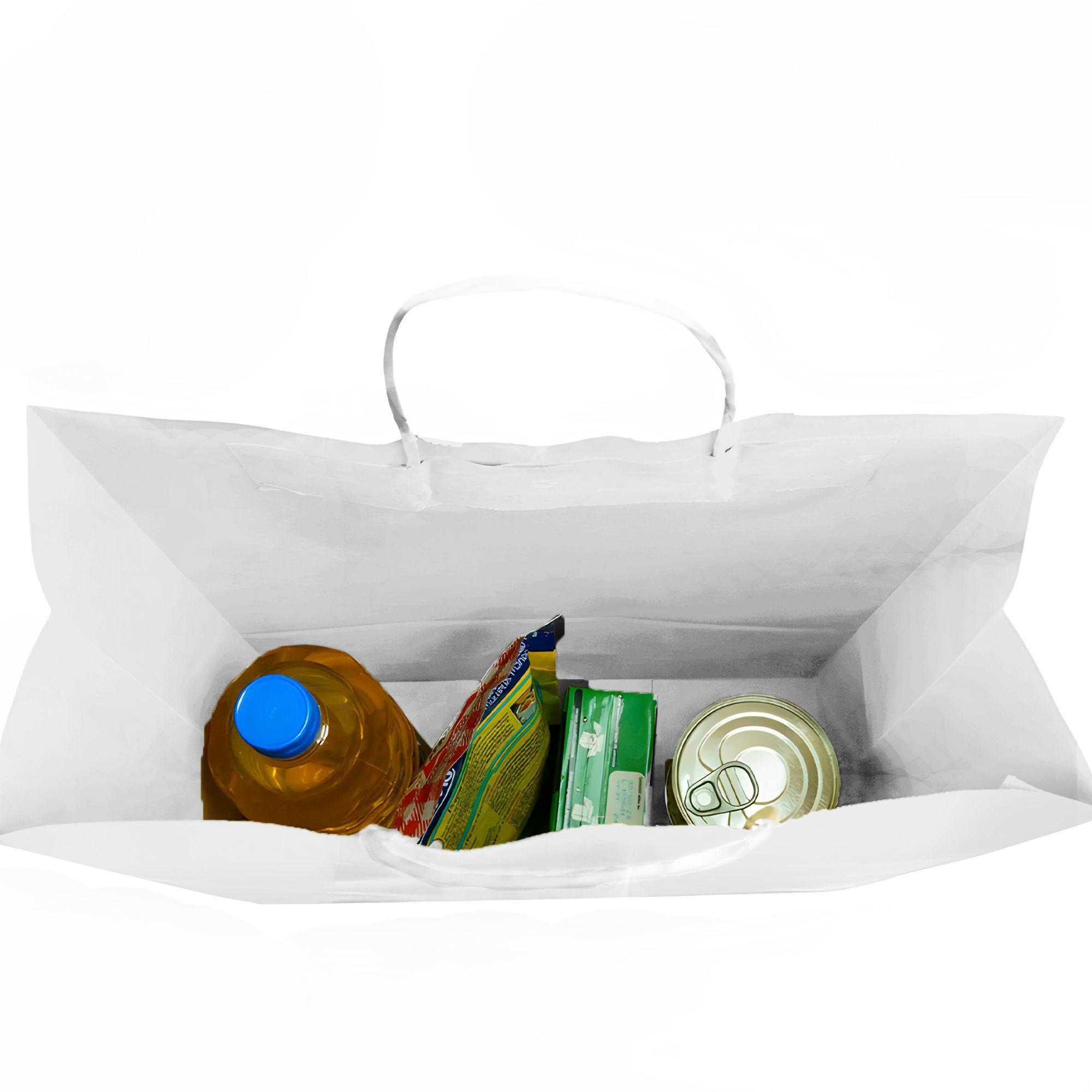 Bolsa Papel Kraft Ecol gica Degradable 32x11x27 Cm Pack X30-2